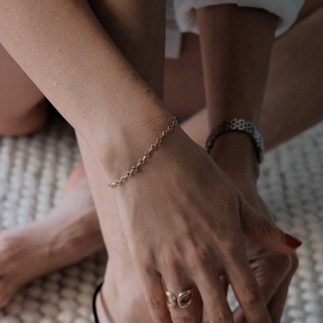 10 MM Fine Double Beam Chain Bracelet - Gabriela Artigas + CO