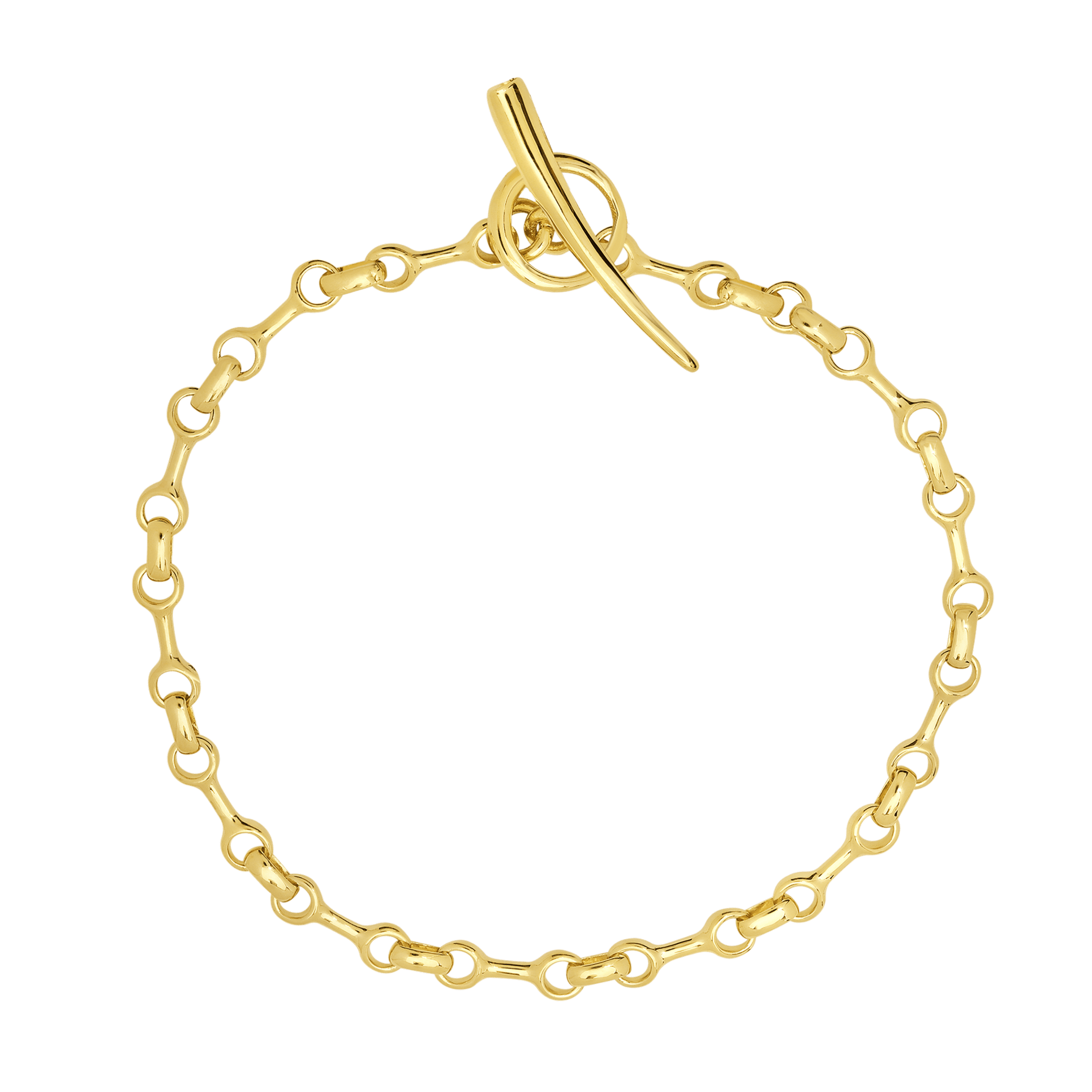 10 MM Double Beam Chain Bracelet with Tusk Clasp - Gabriela Artigas + CO