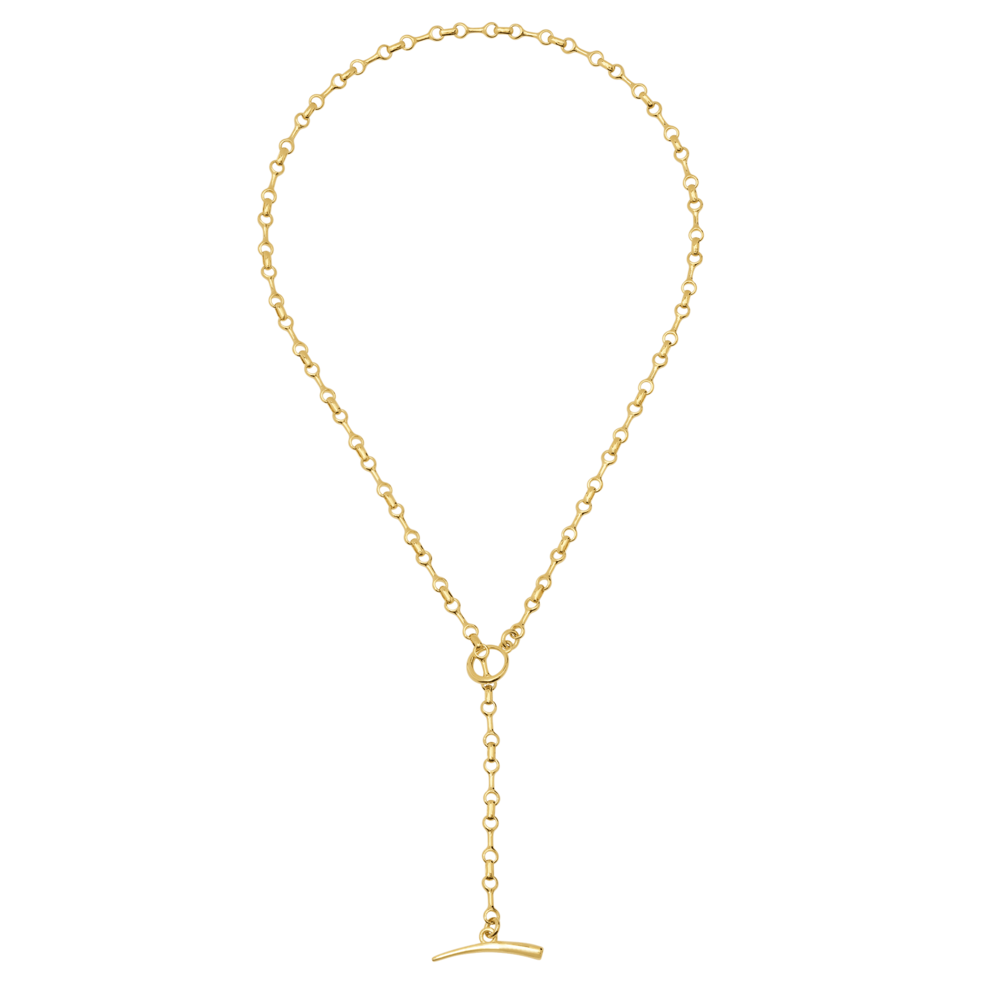 10 MM Double Beam Chain Necklace with Tusk Clasp - Gabriela Artigas + CO