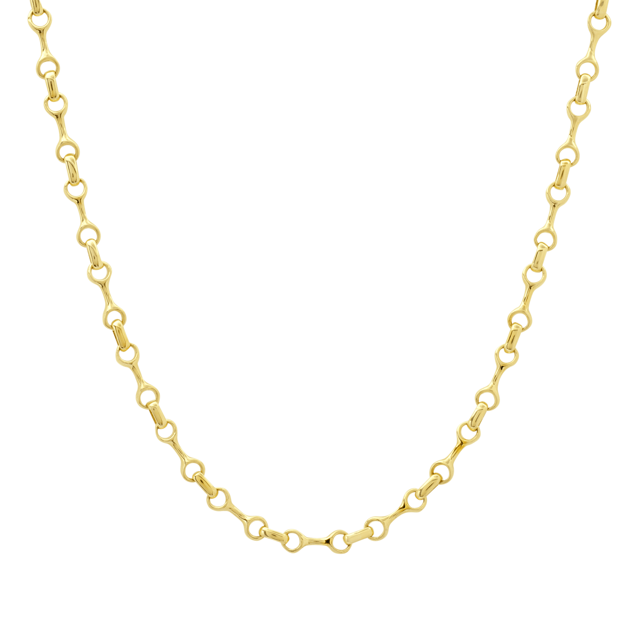 15 MM Double Beam Chain Necklace with Tusk Clasp - Gabriela Artigas + CO