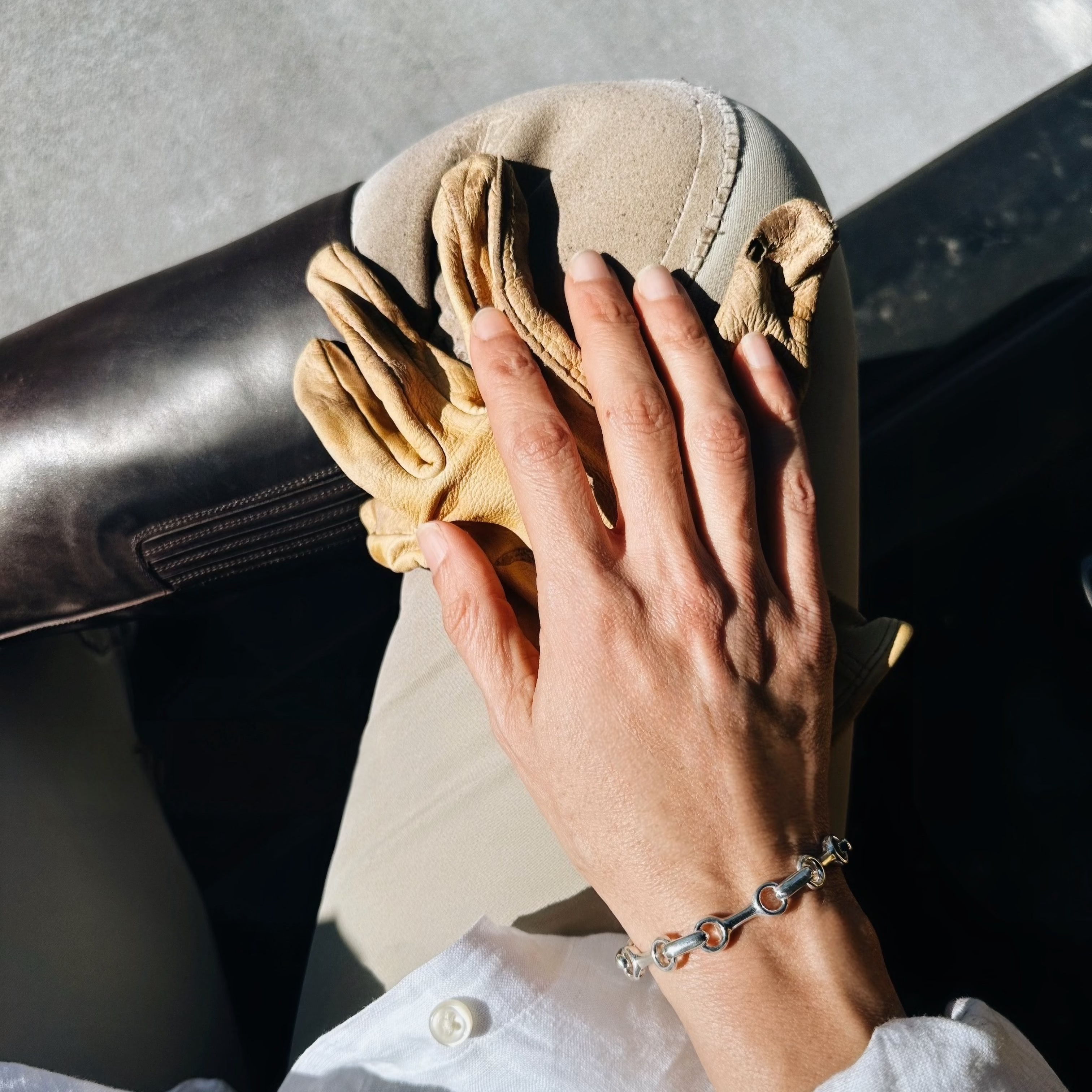 25 MM Double Beam Chain Bracelet with Tusk Clasp - Gabriela Artigas + CO