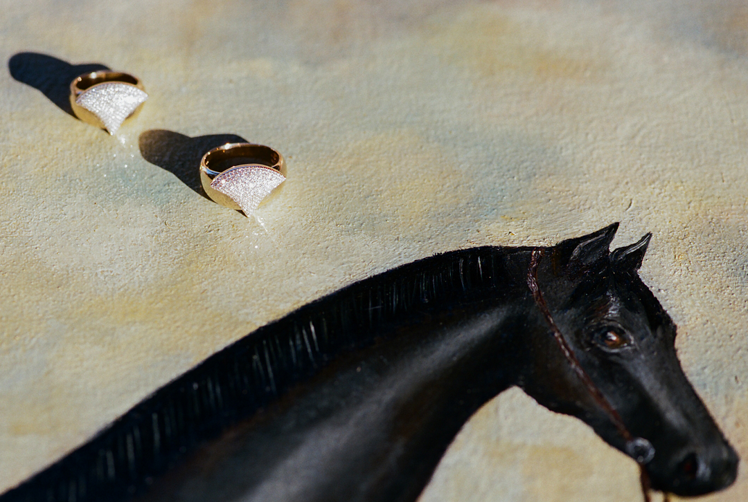 Apse Crown Ring with White Pave Diamonds - Gabriela Artigas + CO