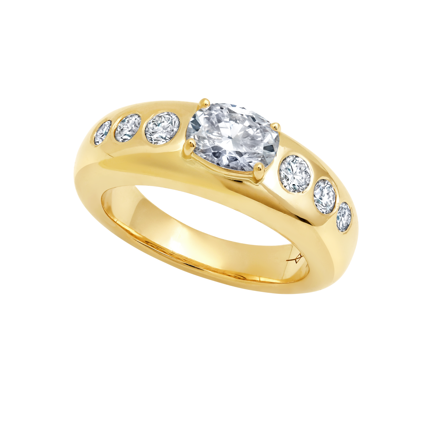 Ascending Diamonds Engagement Ring