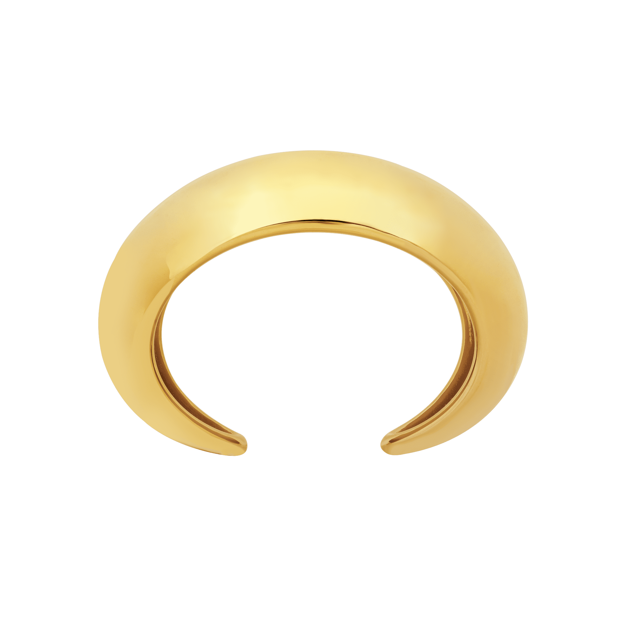 bubble cuff bracelet in gold with smooth, wavy contours - Gabriela Artigas