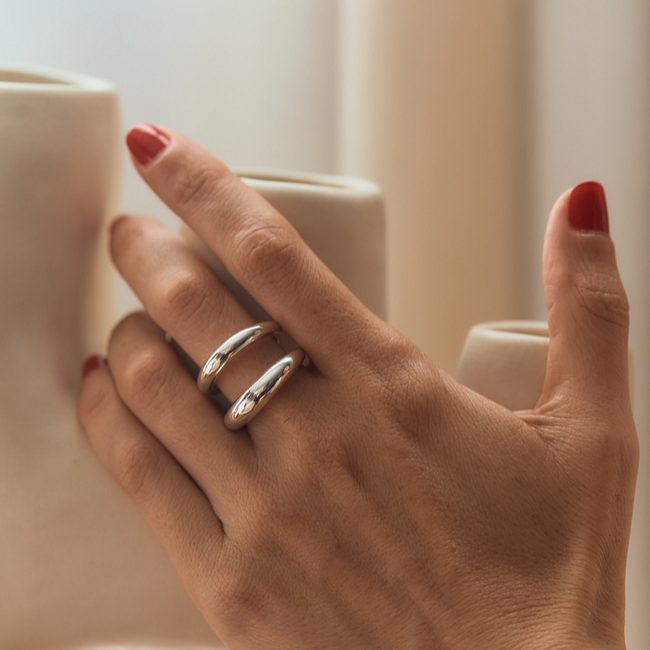 Grande Twin Tusk Ring - Gabriela Artigas + CO