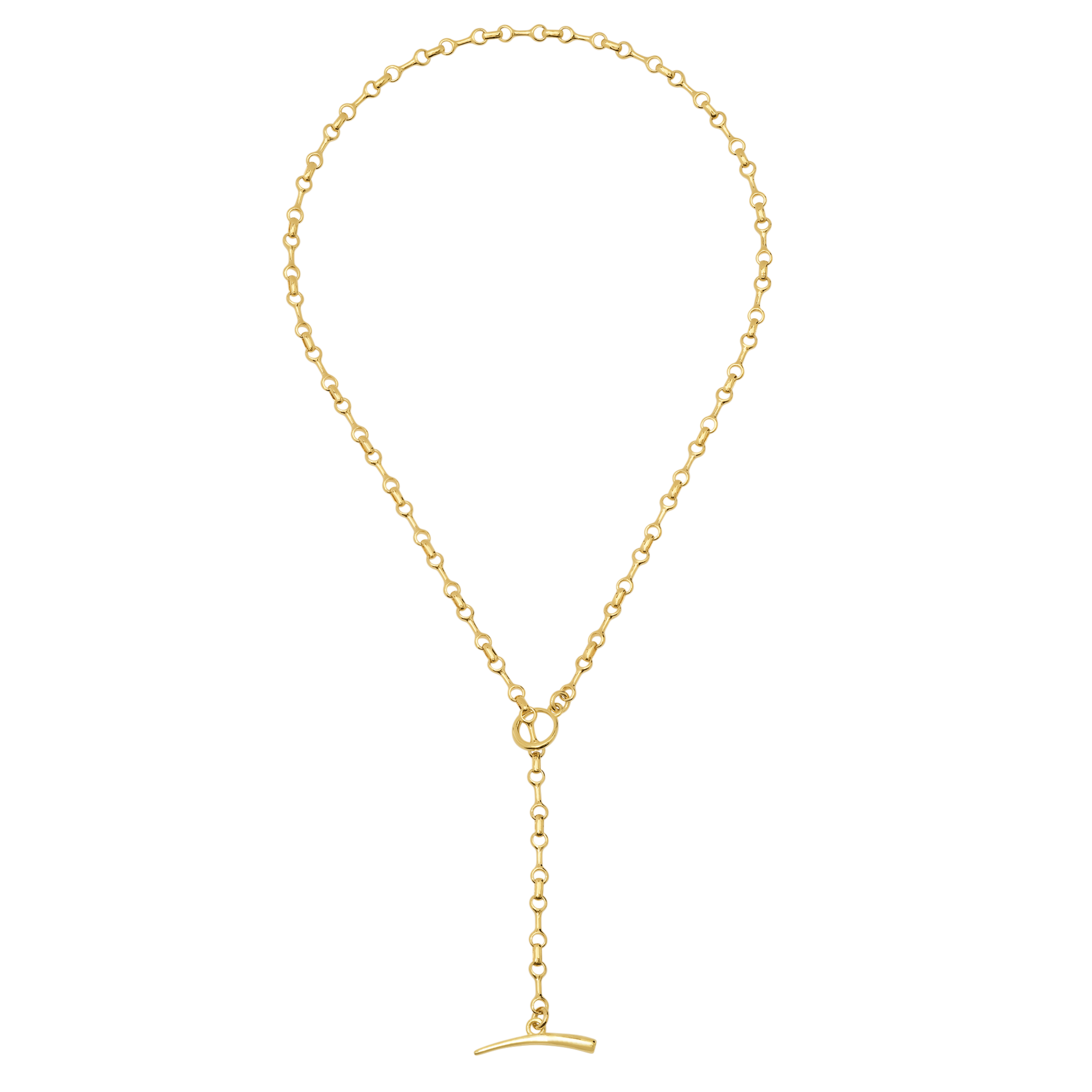 Finely crafted 10 MM Double Beam Chain in 14K yellow gold, with elegant interlocking forms, a timeless addition to the Double Beam Collection - Gabriela Artigas