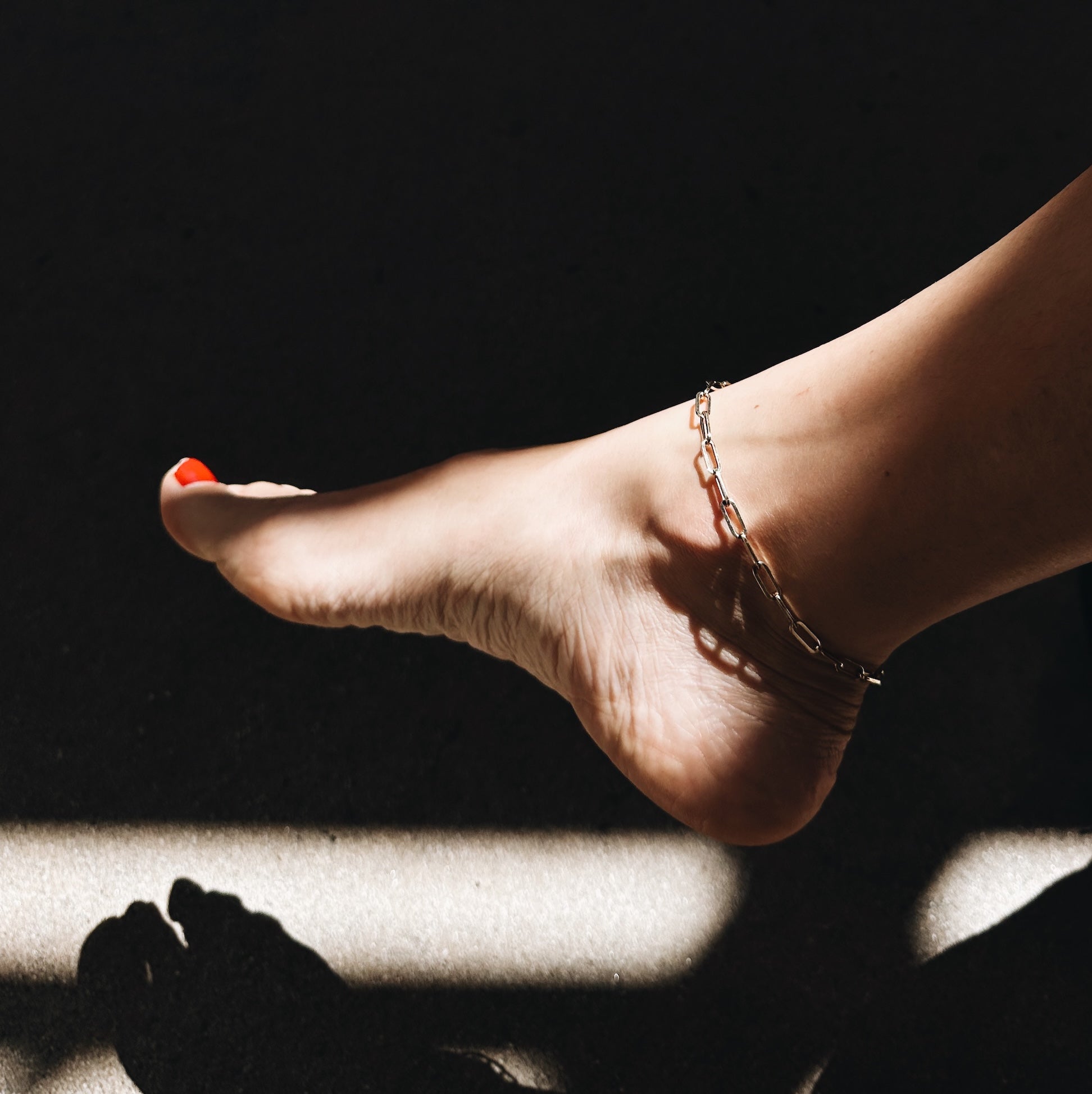 Mini Rectangular Chain Anklet Gabriela Artigas CO