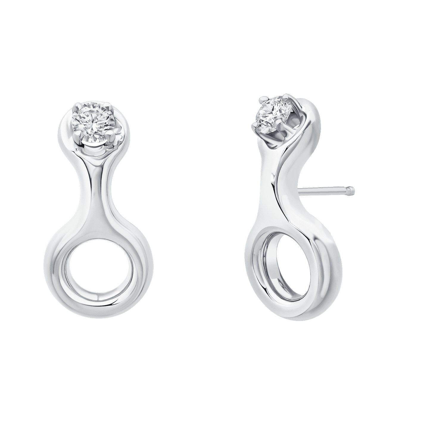 Ray Earrings with Top Diamond - Gabriela Artigas + CO