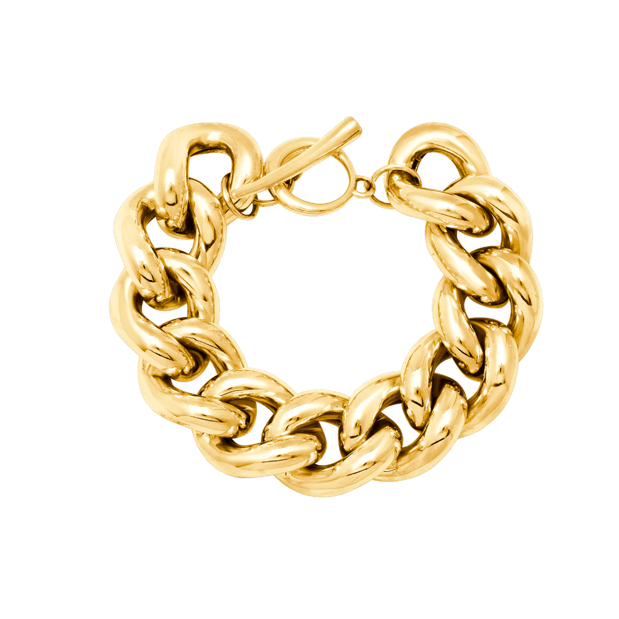This yellow gold plated Palma piece exudes bold elegance and vintage versatility, with a 38mm Tusk Clasp for a classic, casual look - Gabriela Artigas