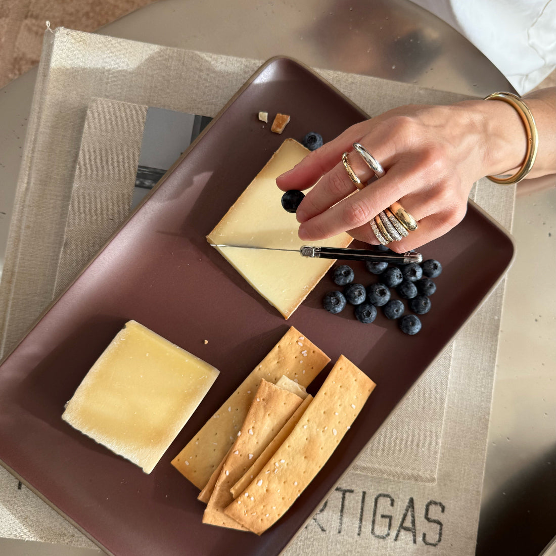 Two Tone Grande Twin Tusk Ring - Gabriela Artigas + CO