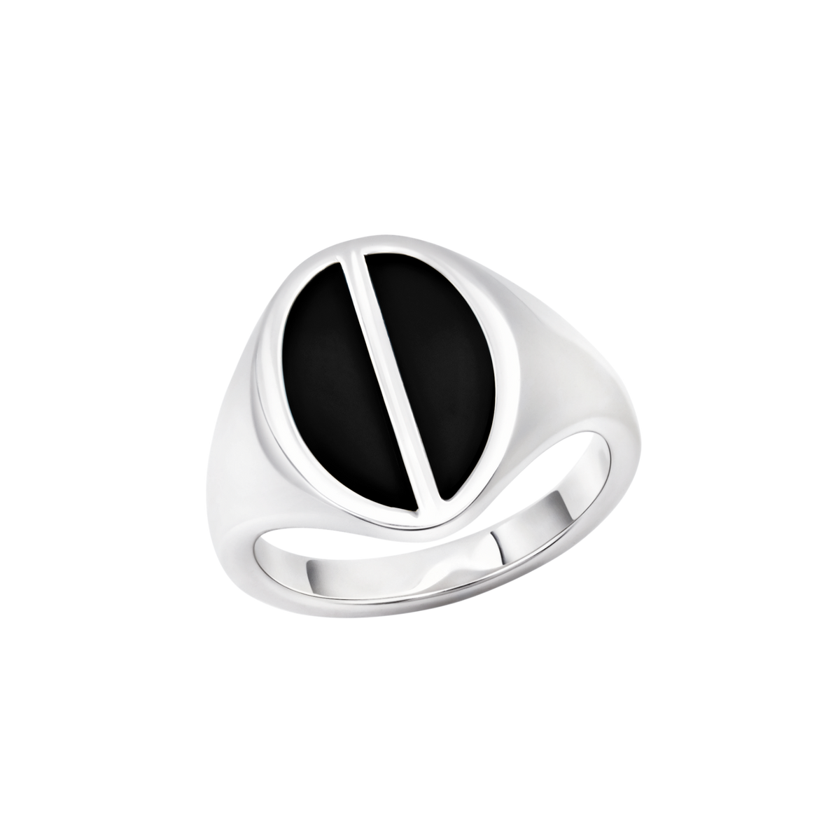 Split Ring with Onyx - Gabriela Artigas + CO