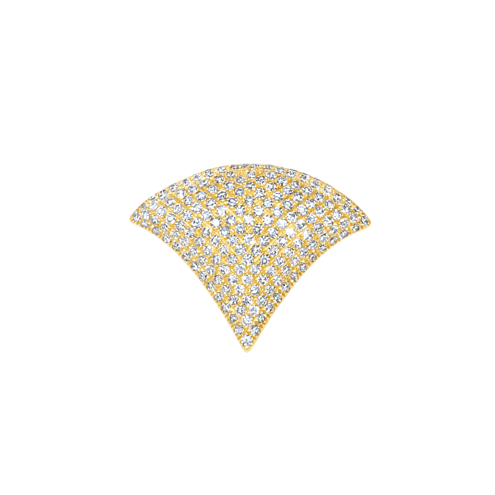 Apse Diamond Slider with White Pave Diamonds - Gabriela Artigas + CO