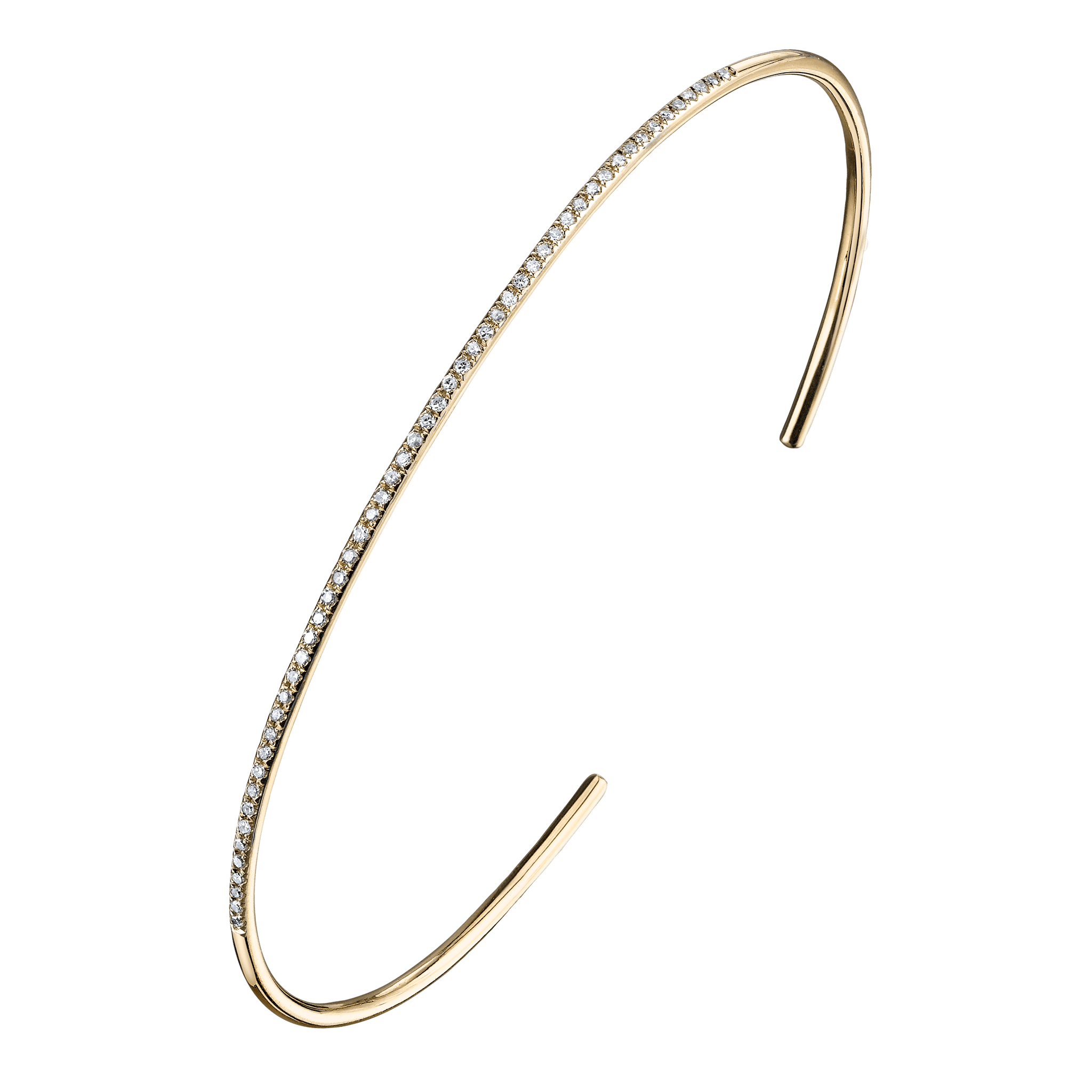 Axis Cuff with White Pavé Diamonds - Gabriela Artigas + CO
