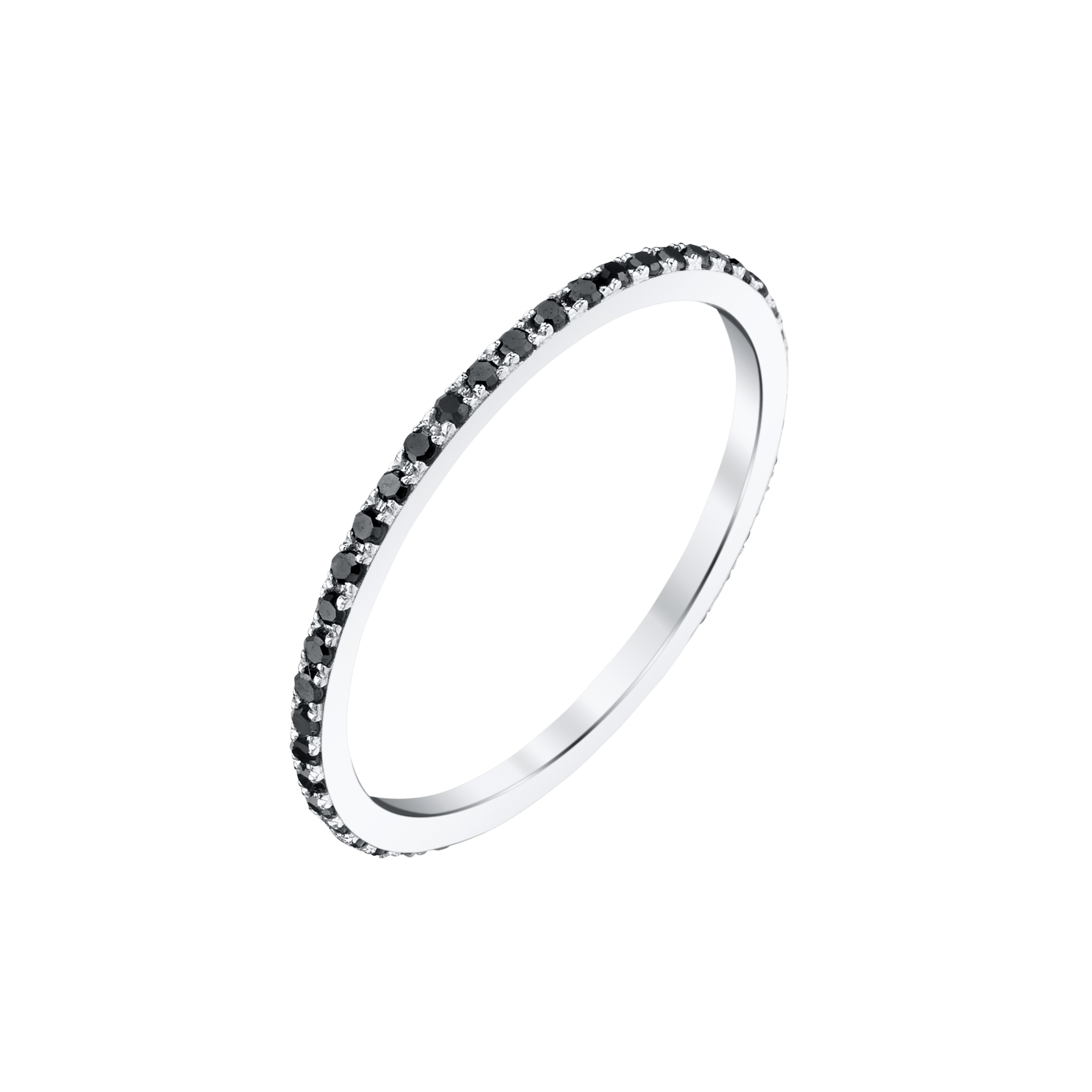 Axis Ring with Black Pavé Diamonds - Gabriela Artigas + CO