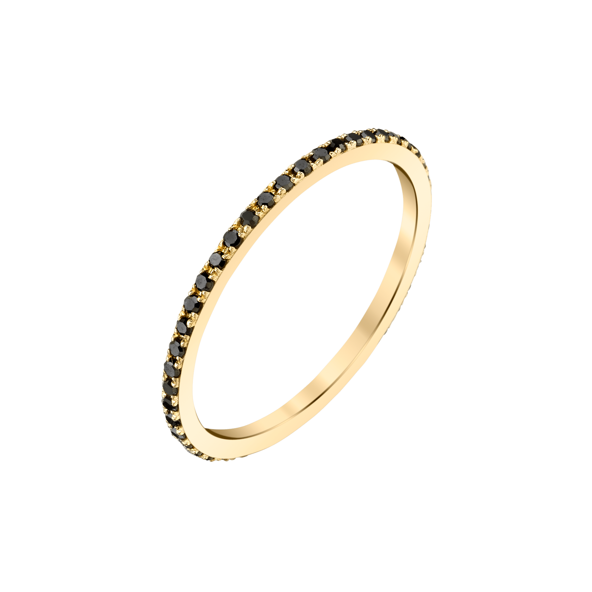 Axis Ring with Black Pavé Diamonds - Gabriela Artigas + CO