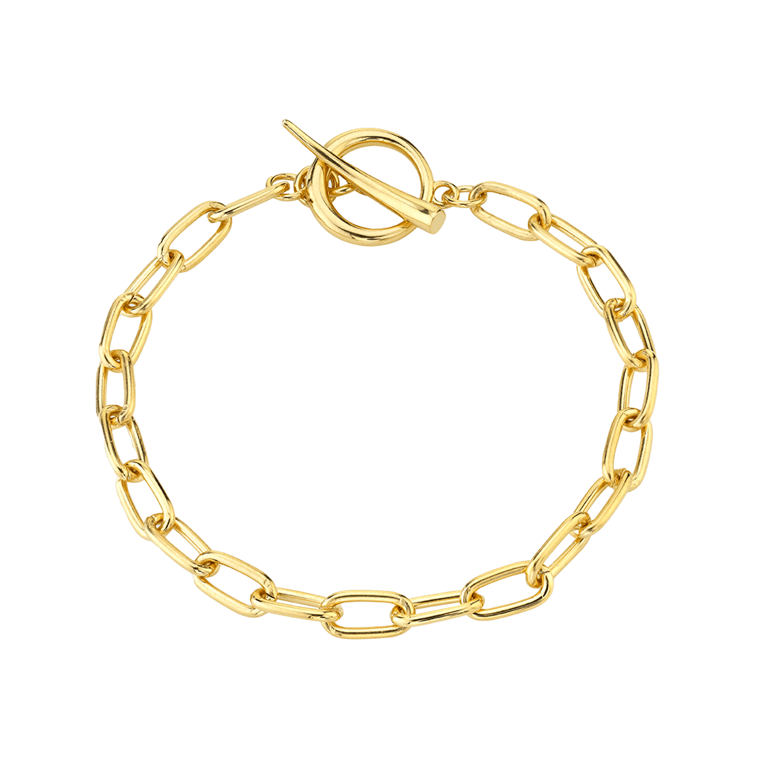 Baby Rectangular Chain Bracelet with Tusk Clasp - Gabriela Artigas + CO
