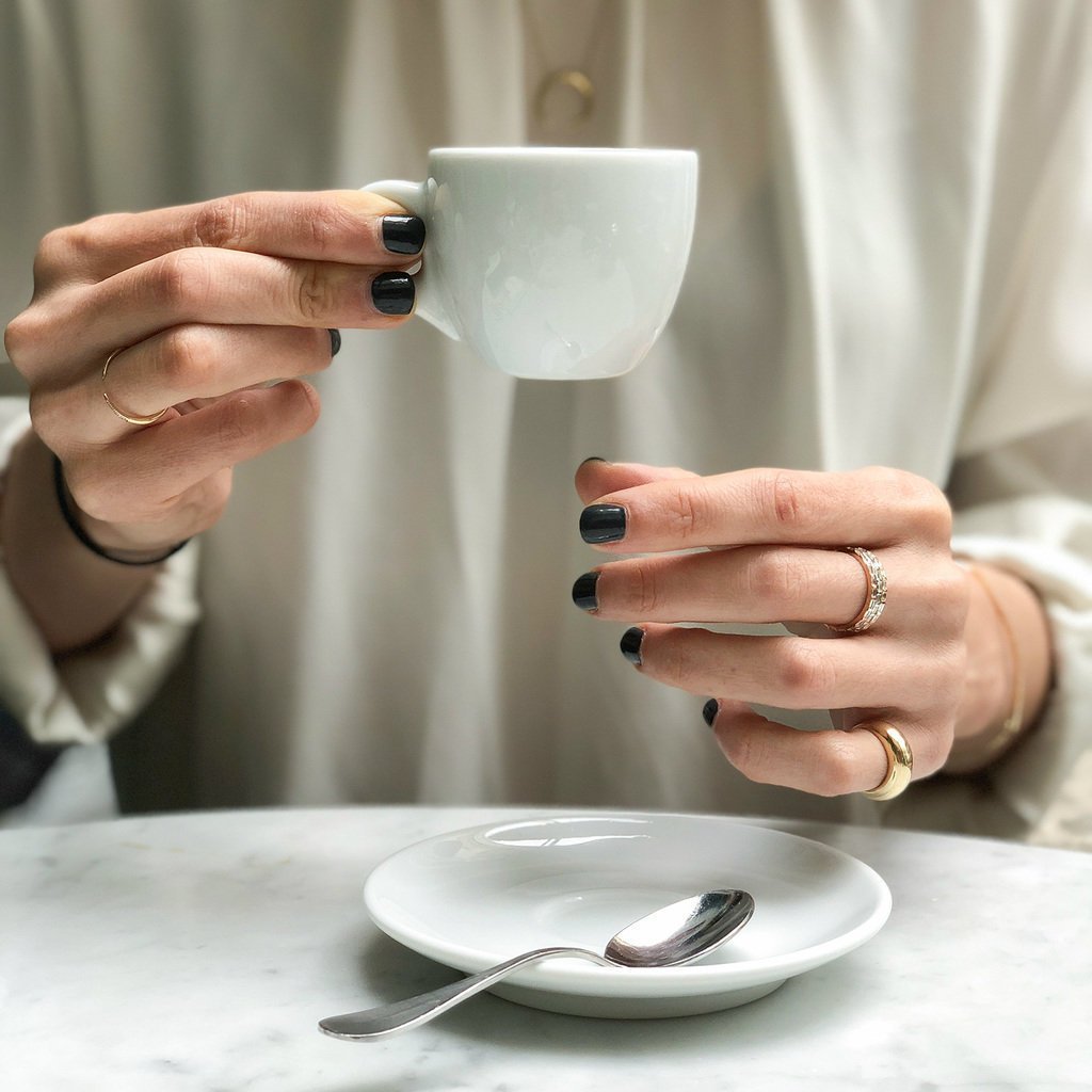 Baguette Axis Ring with White Diamonds - Gabriela Artigas + CO