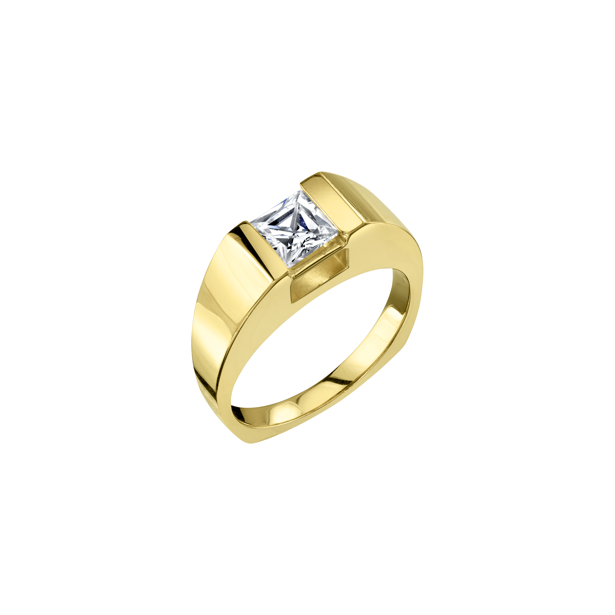 Bauhaus Ring with Princess Cut Diamond - Gabriela Artigas + CO