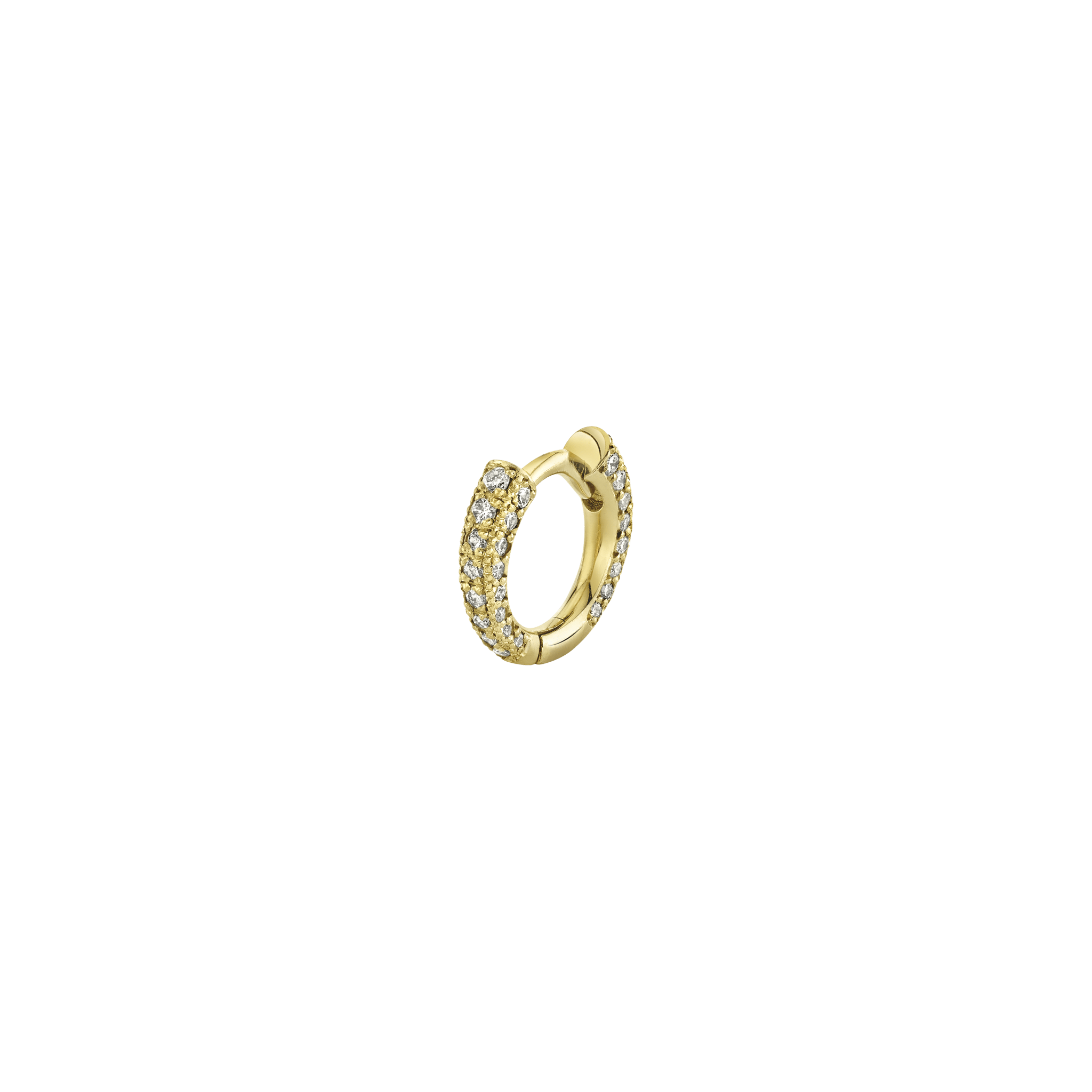 Colmillo Huggie Full White Pavé Diamonds - Gabriela Artigas + CO