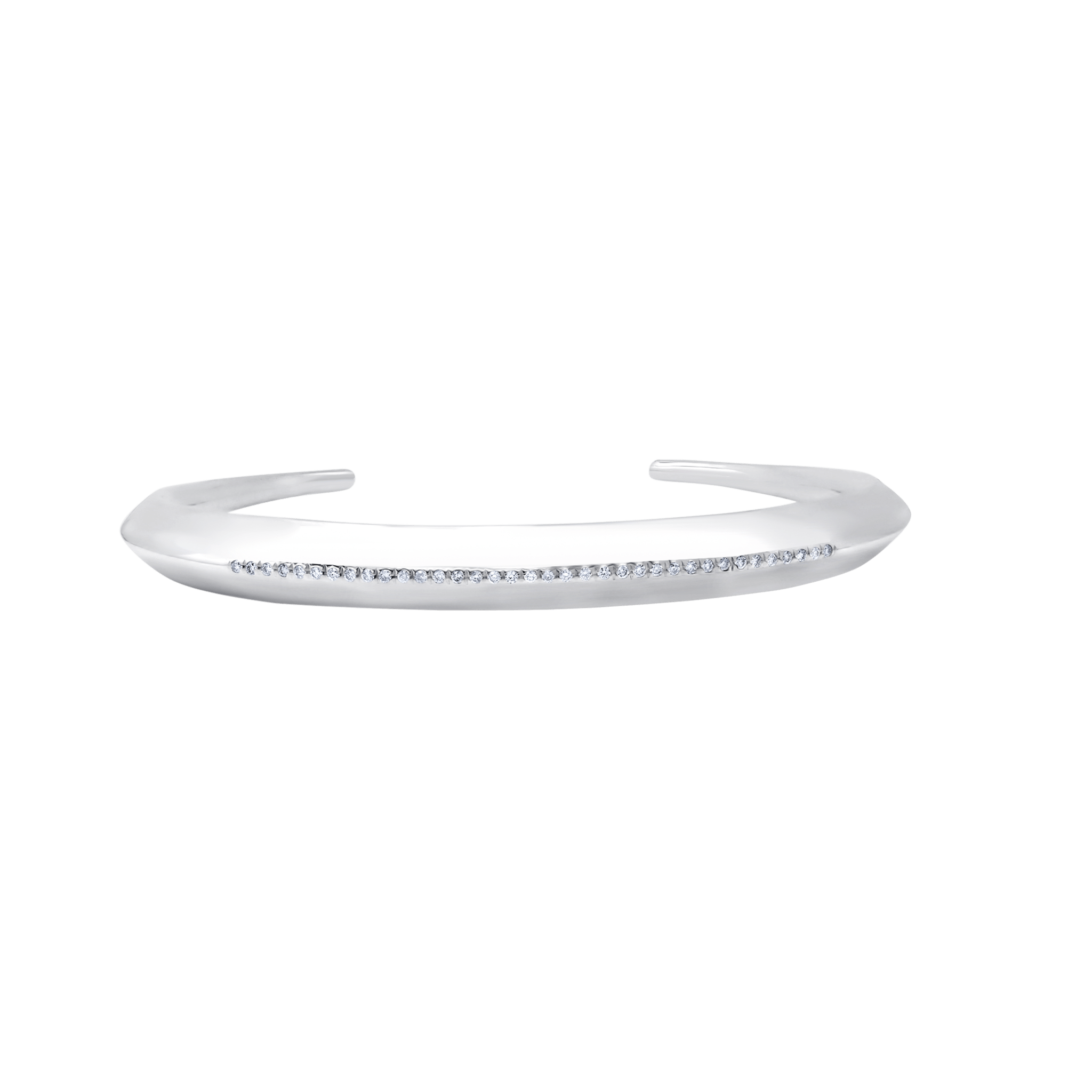 Fang Cuff with White Pavé Diamonds - Gabriela Artigas + CO