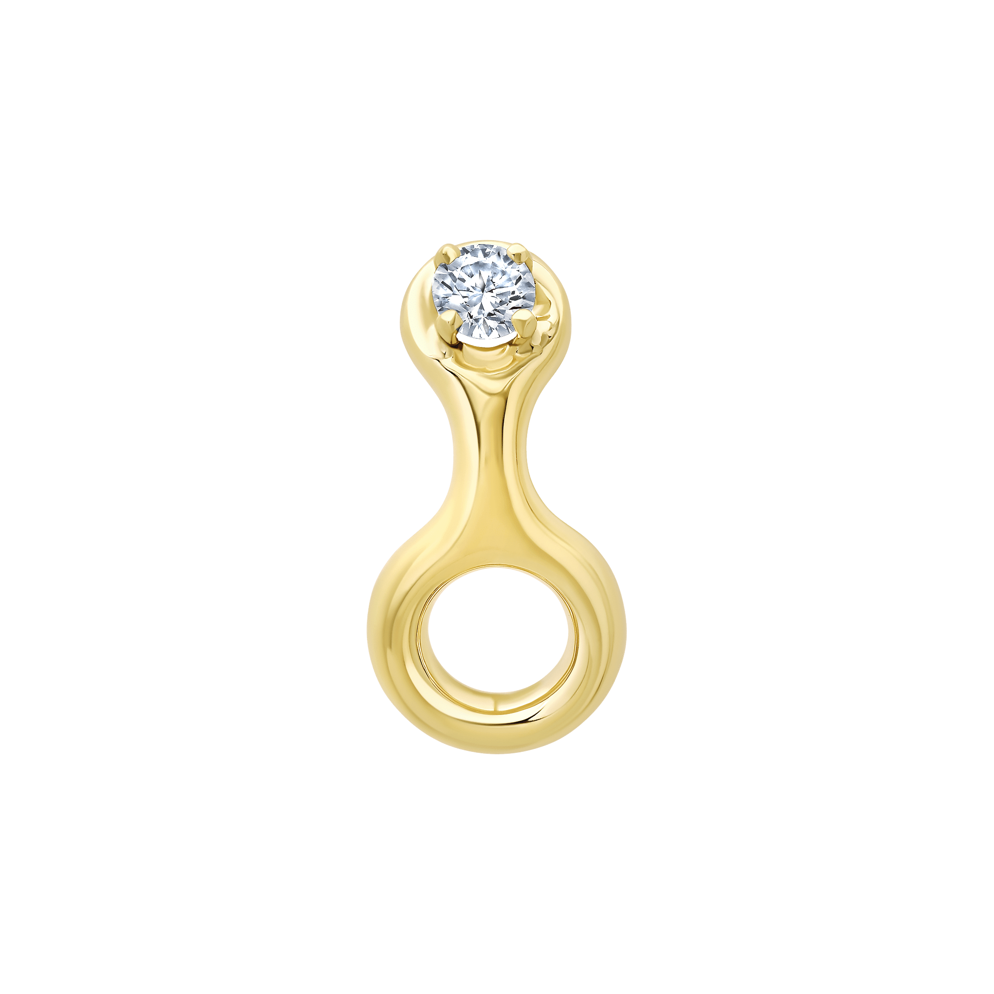 Ray Earrings with Top Diamond - Gabriela Artigas + CO