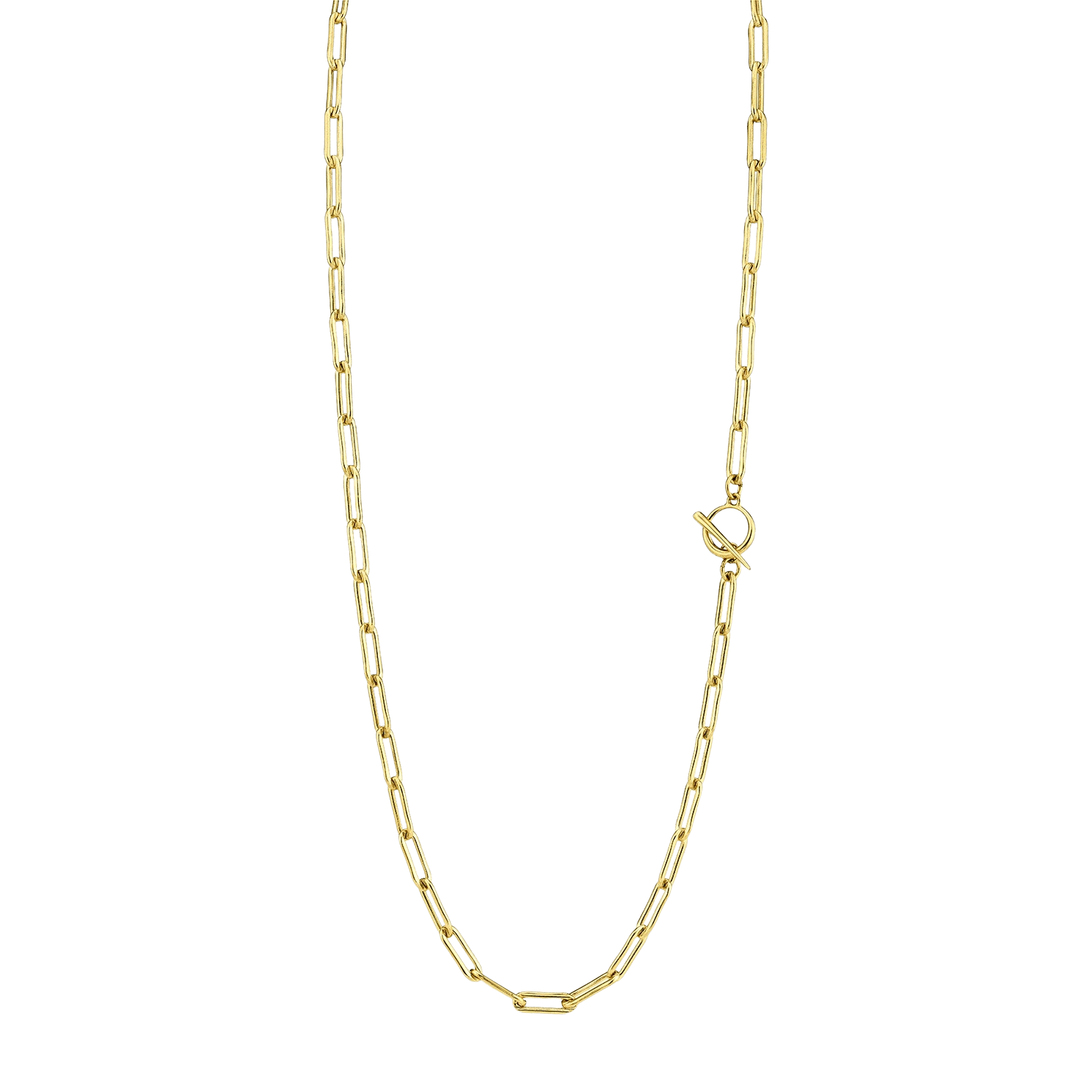 Rectangular Link Chain Necklace with Tusk Clasp - Gabriela Artigas + CO