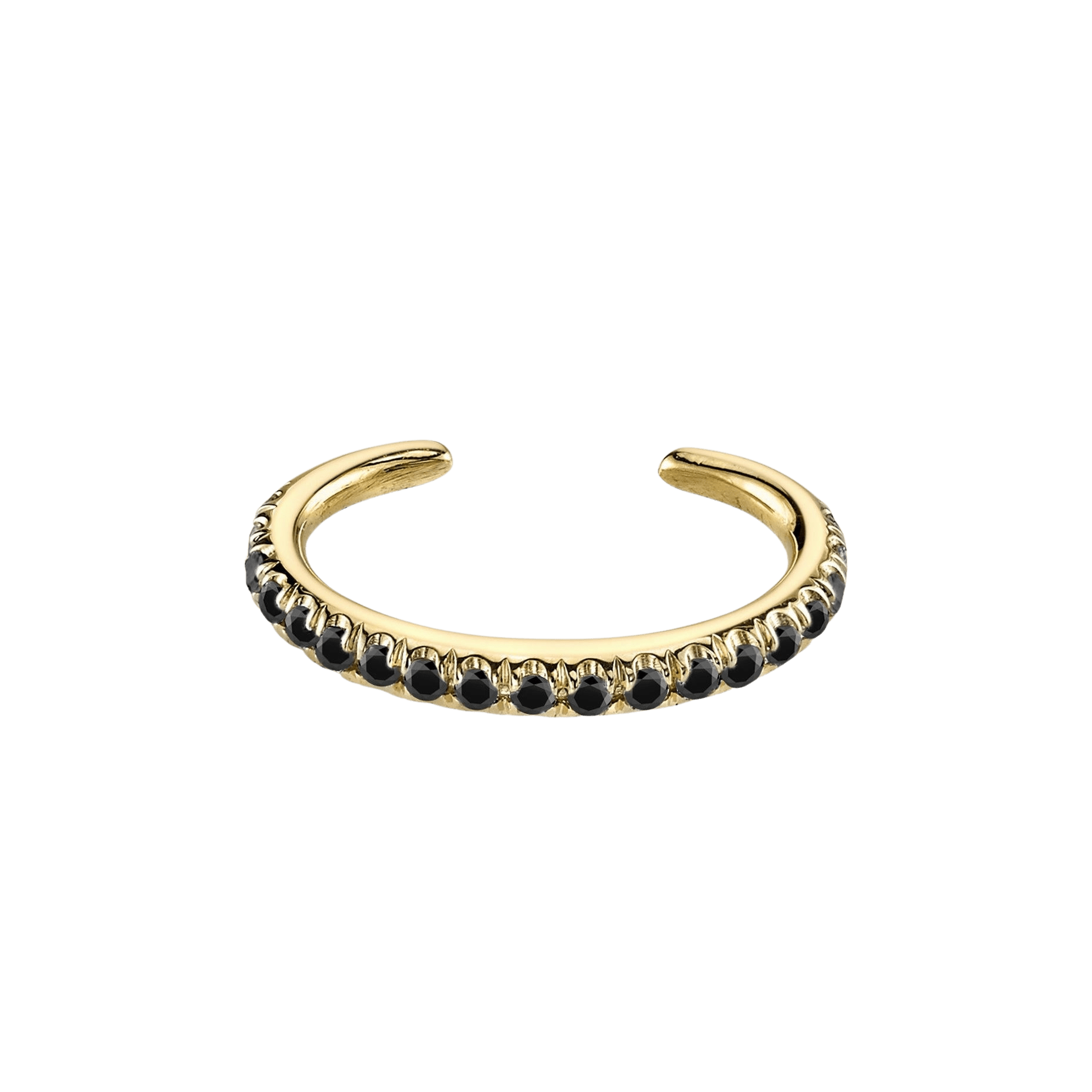 Reloaded Ear Cuff with Black Pavé Diamonds - Gabriela Artigas + CO