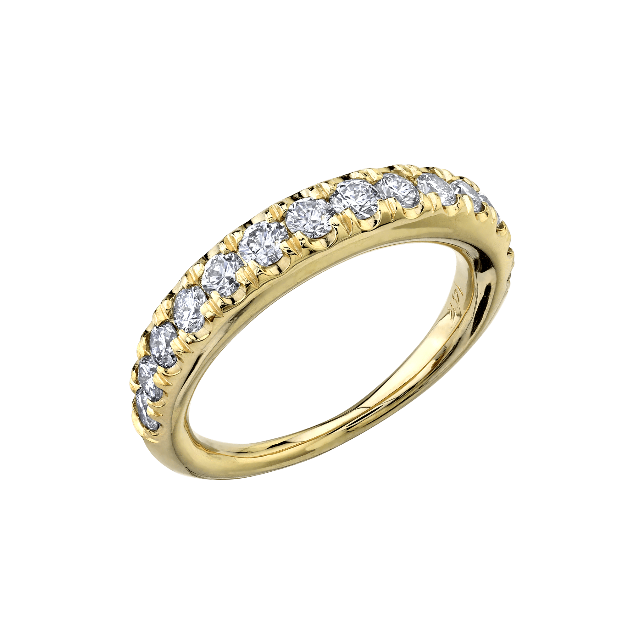Rising Tusk Ring with Ascending French Cut Diamonds - Gabriela Artigas + CO