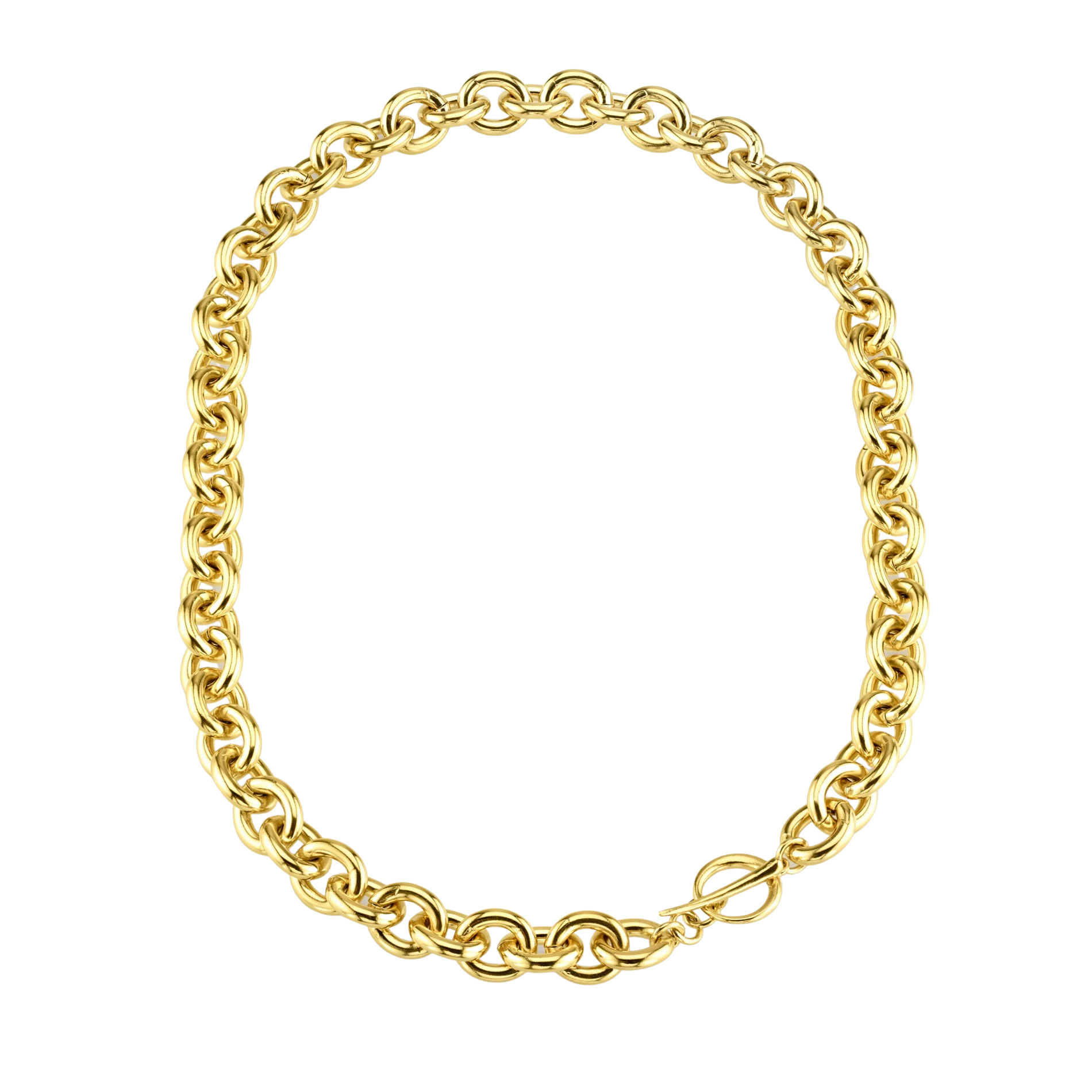 Chain necklace featuring a tusk clasp in gold vermeil - Gabriela Artigas