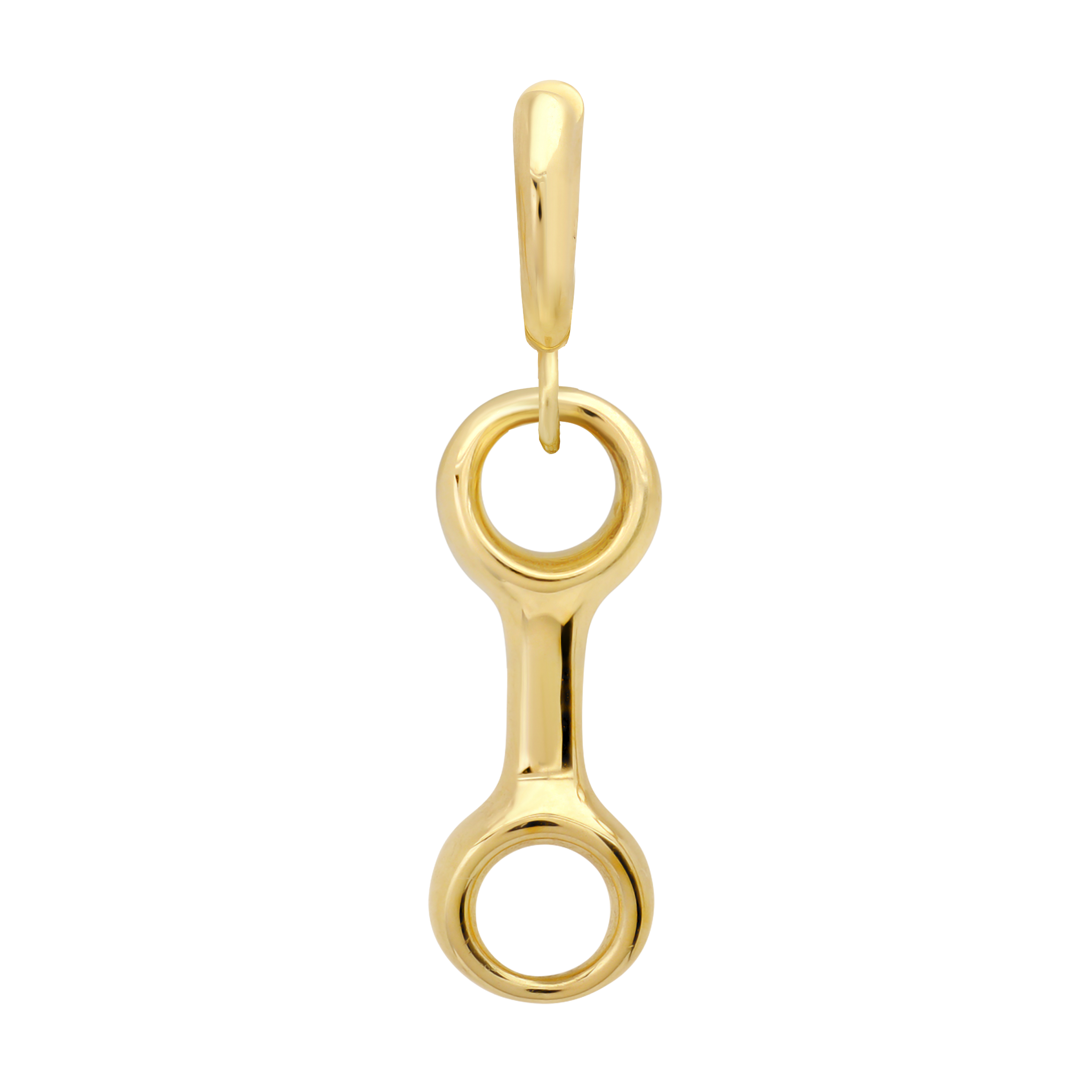 Double beam link huggie earring, a chic accessory that enhances any look - Gabriela Artigas
