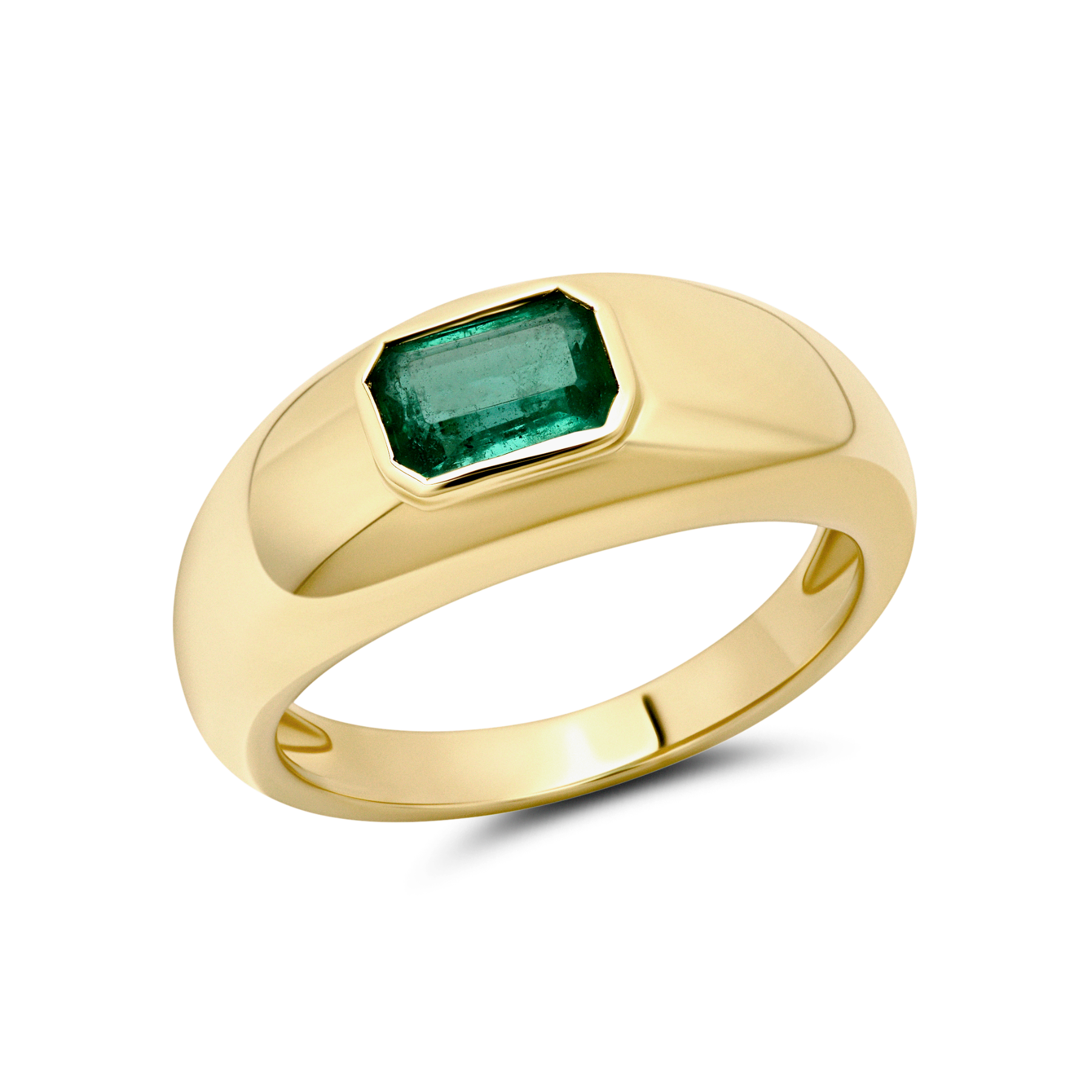 Small Balloon Ring with Emerald - Gabriela Artigas