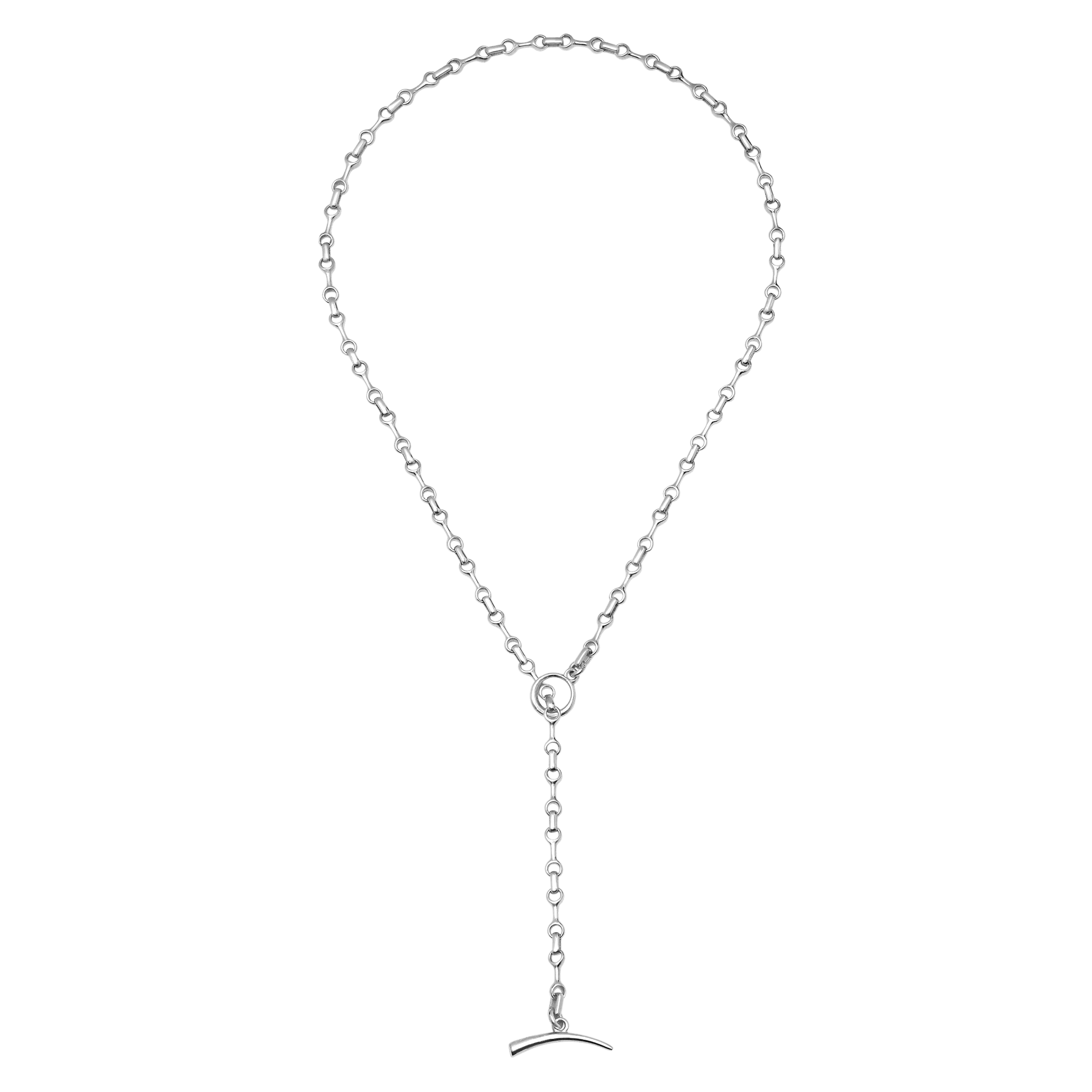 Double Beam Chain Necklace