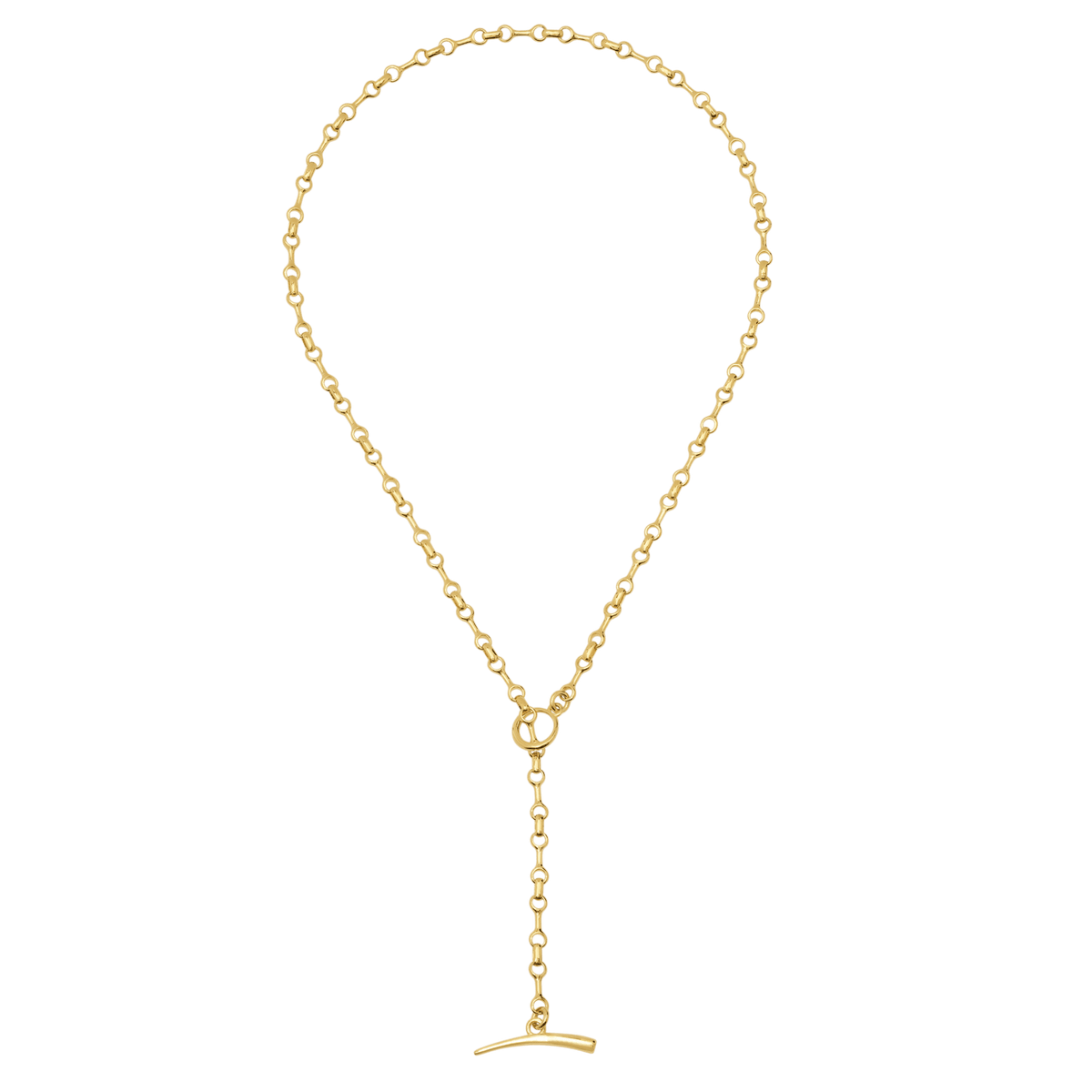 Small Double Beam Chain Necklace — Gabriela Artigas