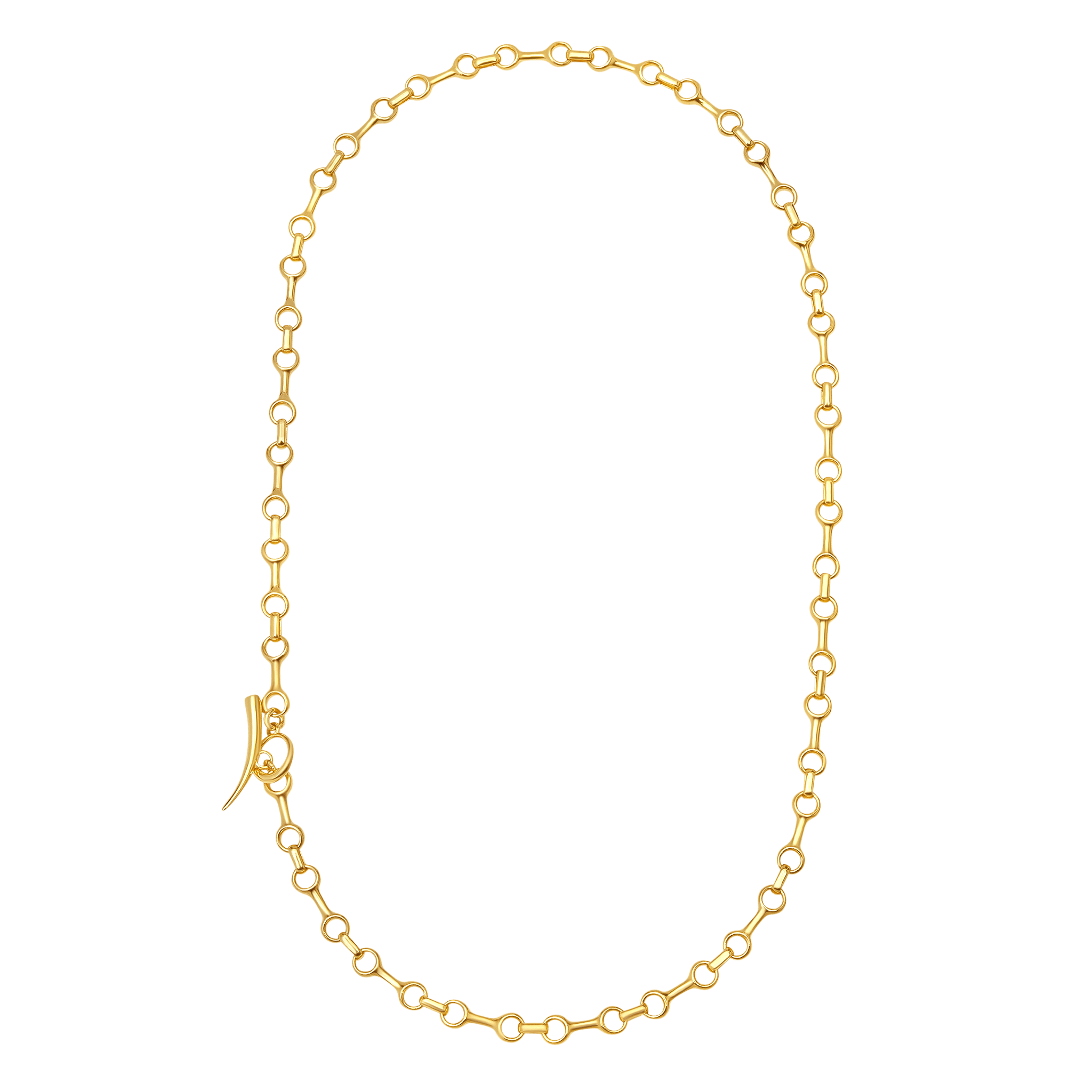 15 MM + 20 MM Fine Double Beam Chain Necklaces with Tusk Clasp - Gabriela Artigas + CO
