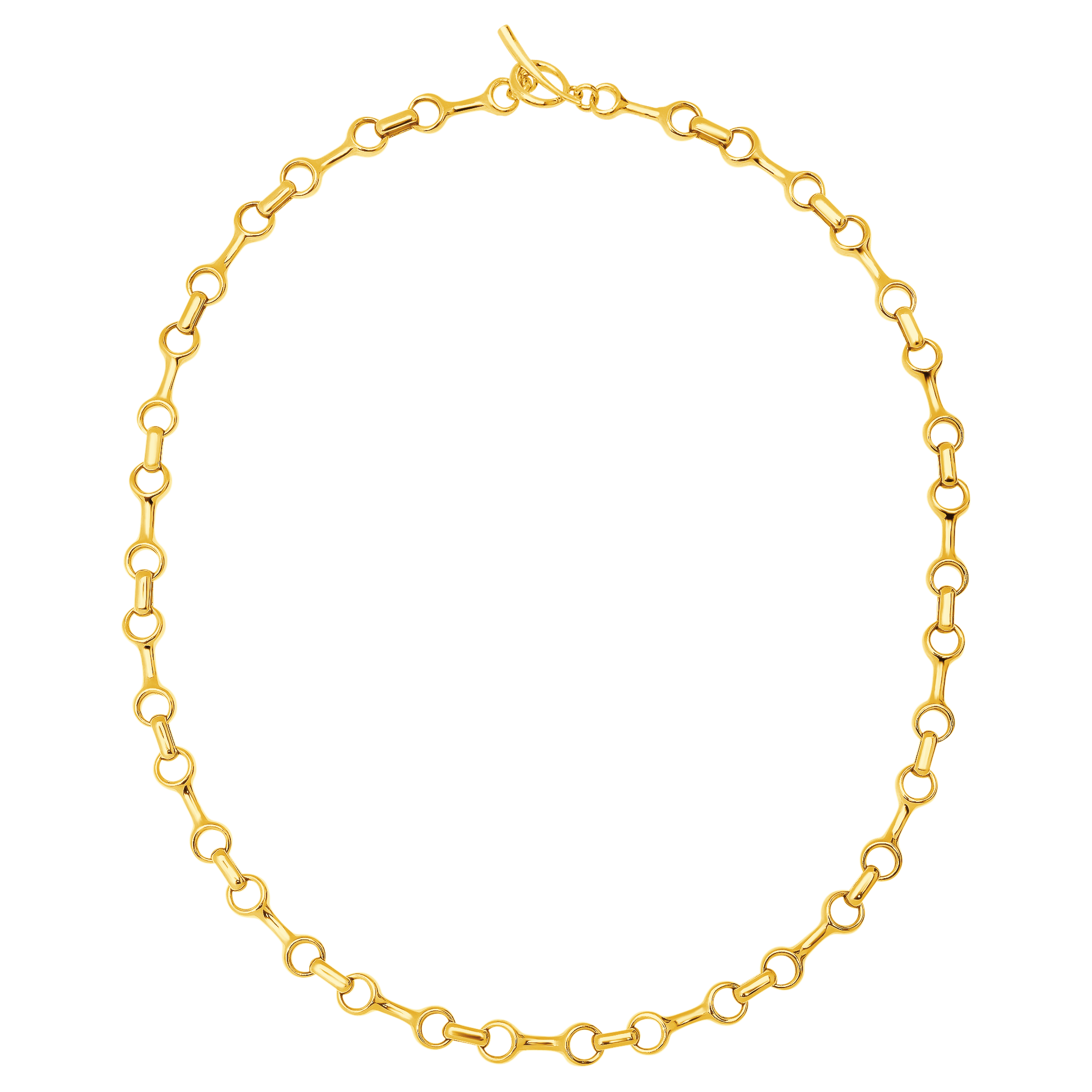15 MM Double Beam Chain Necklace with Tusk Clasp - Gabriela Artigas + CO
