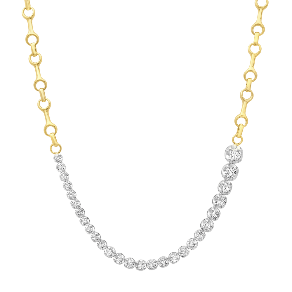 Ascending Diamonds Tennis Necklace