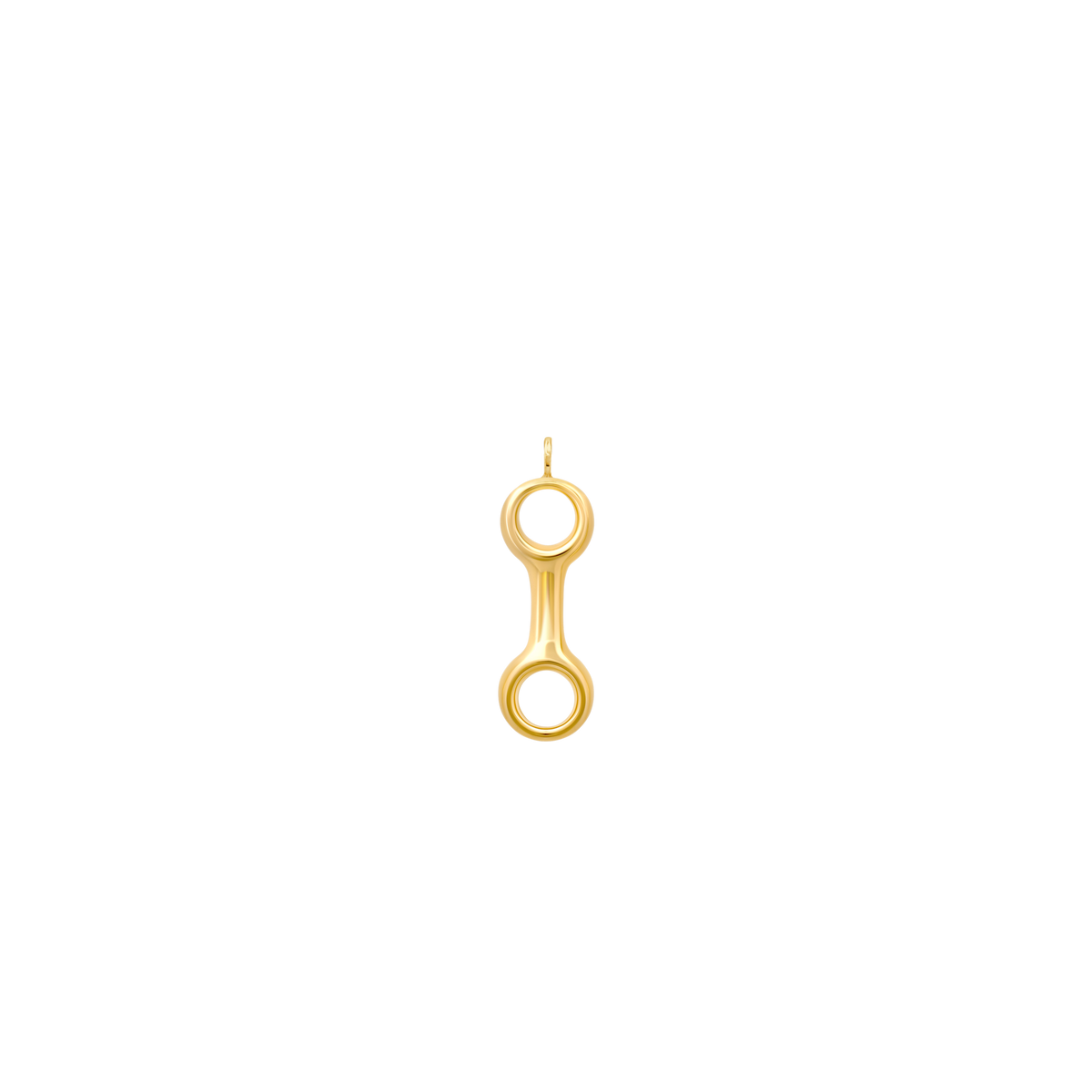 15 mm Double Beam Link Pendant on Cord