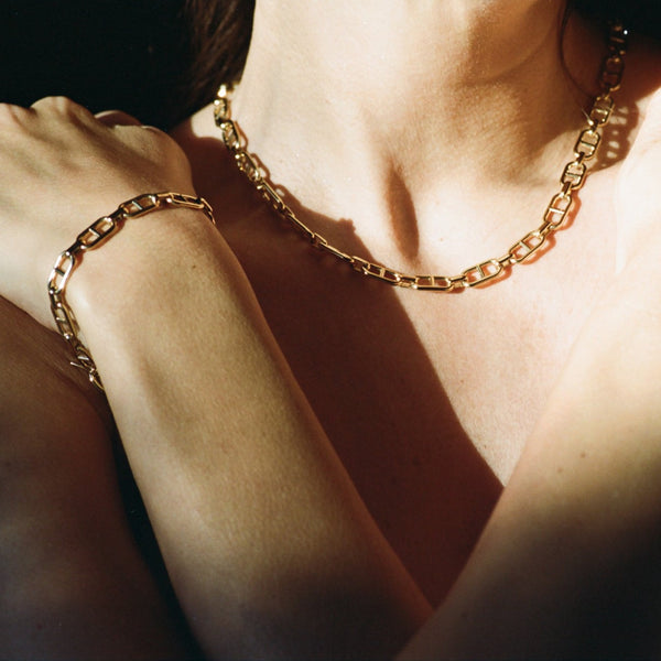 Fine Stirrup Chain Necklace - Gabriela Artigas