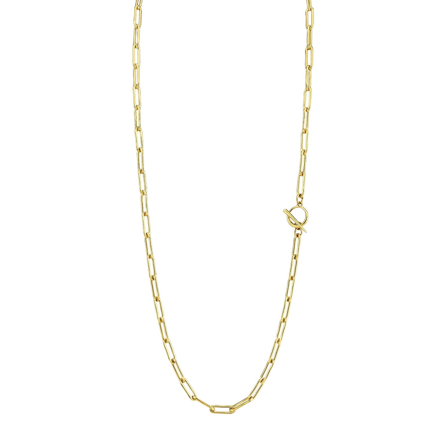 Rectangular Link Chain Necklace with Tusk Clasp - Gabriela Artigas
