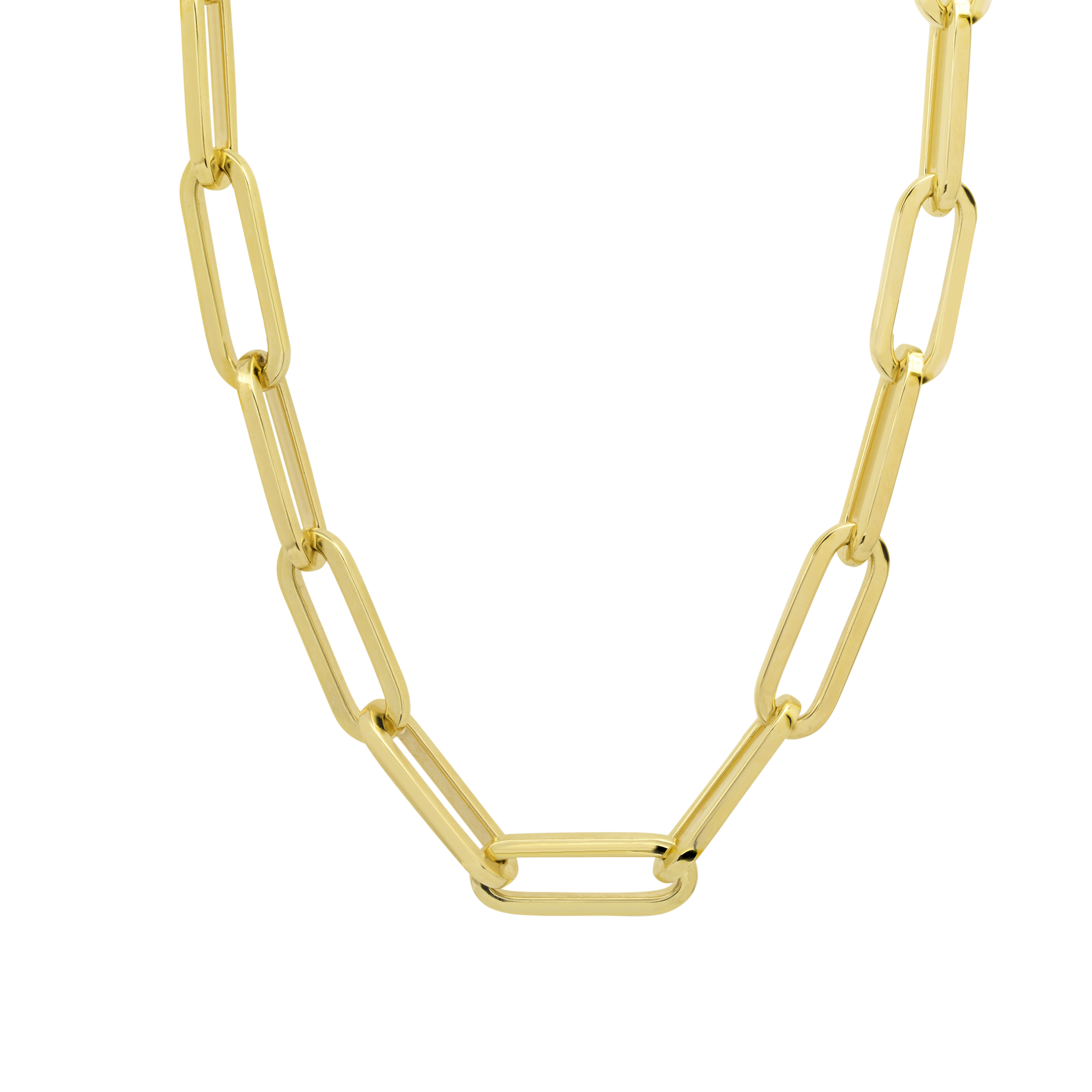 Grande Rectangular Link Necklace