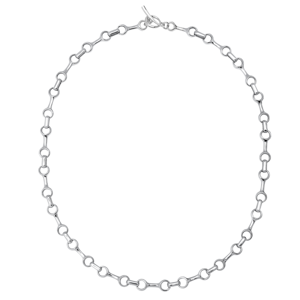 15 MM Double Beam Chain Necklace with Tusk Clasp | Gabriela 15 MM Double Beam Chain Necklace with Tusk Clasp | Gabriela