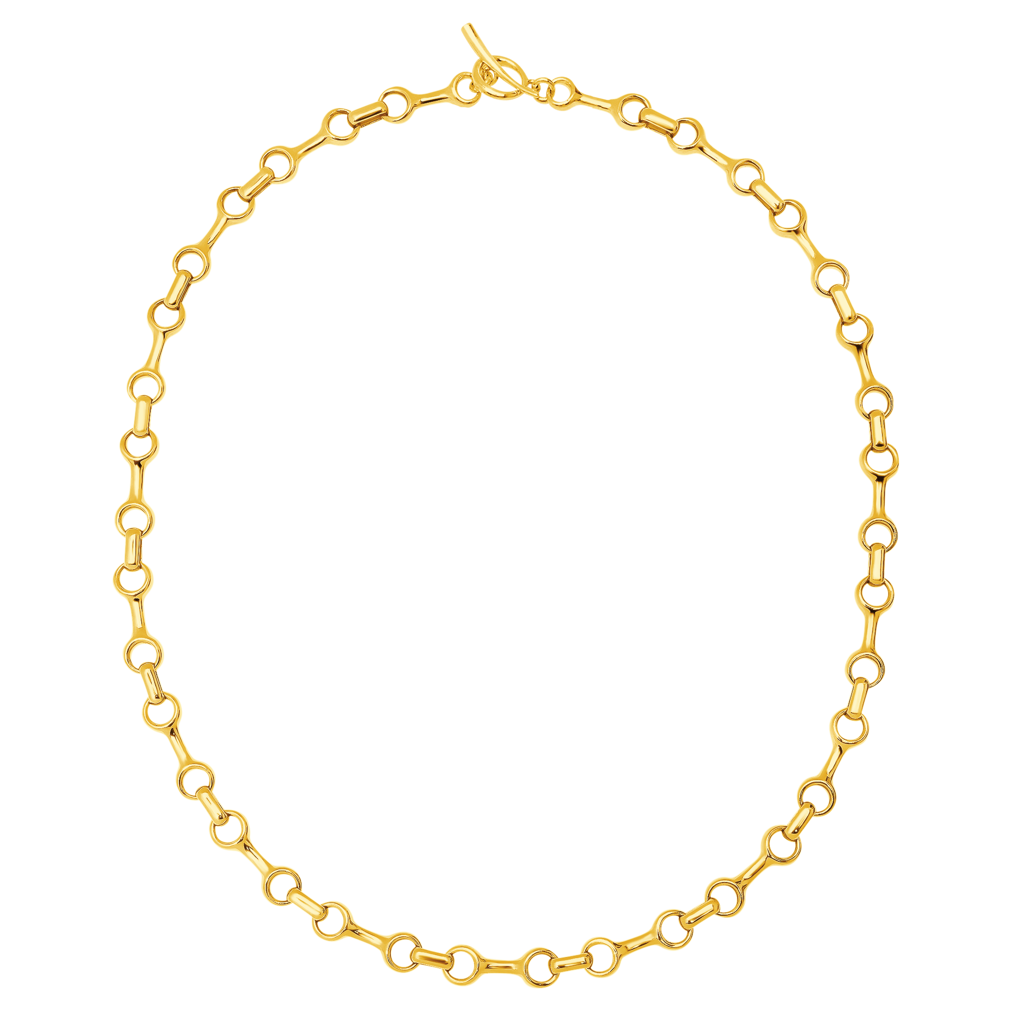 15 MM Double Beam Chain Necklace with Tusk Clasp | Gabriela 15 MM Double Beam Chain Necklace with Tusk Clasp | Gabriela