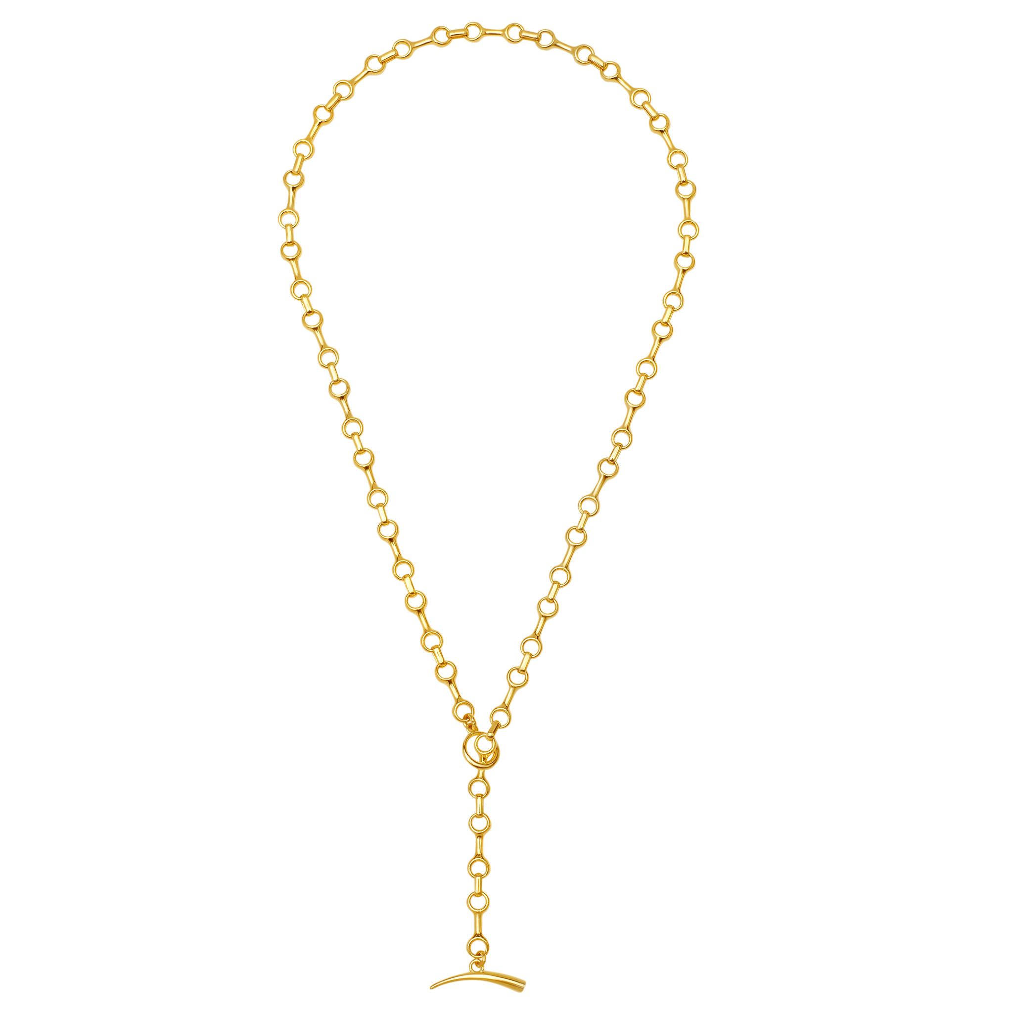 Fine Double Beam Chain Necklace - Gabriela Artigas