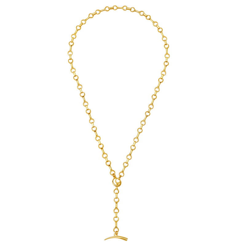 Fine Double Beam Chain Necklace - Gabriela Artigas