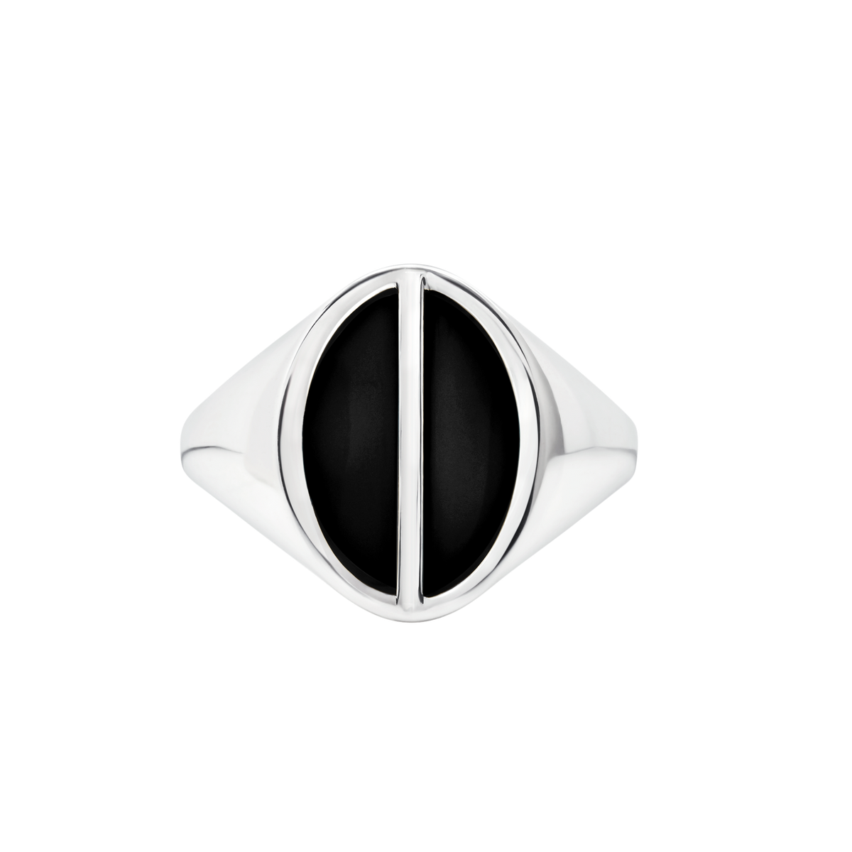 Split Ring with Onyx - Gabriela Artigas + CO