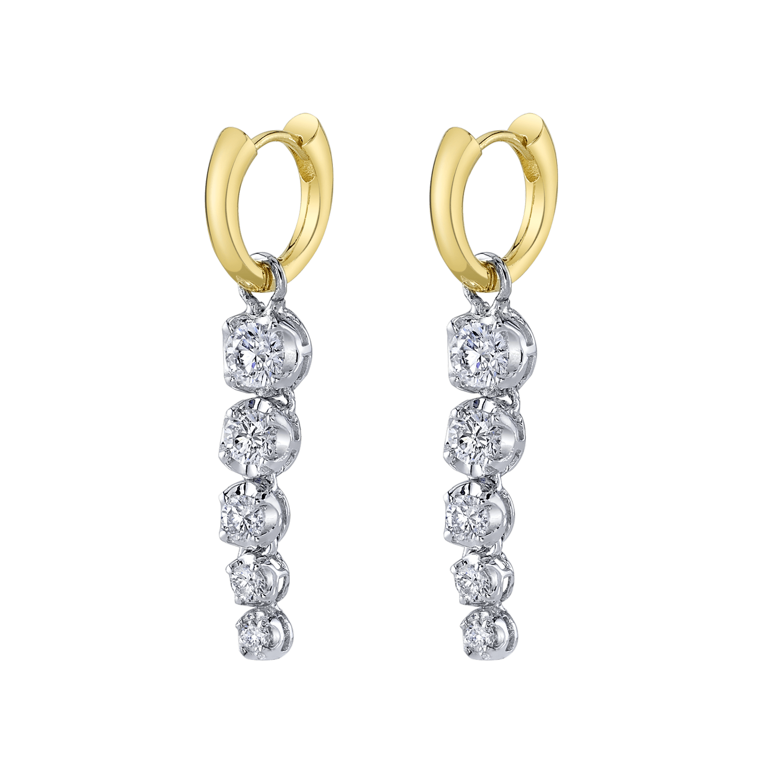 Ascending Diamonds Tennis Huggie - Gabriela Artigas + CO