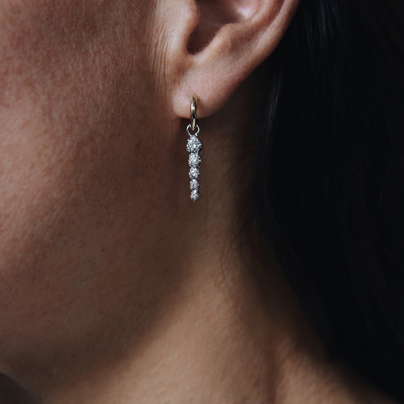 Ascending Diamonds Tennis Huggie - Gabriela Artigas + CO