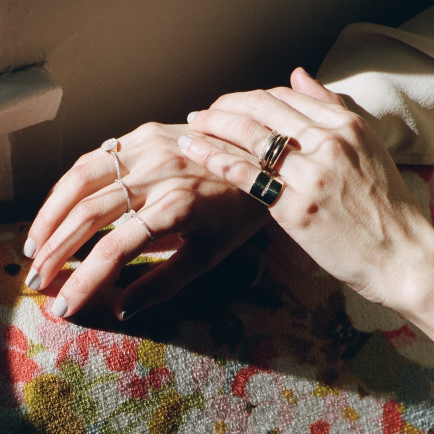 Axel Ring with White Pavé Diamonds - Gabriela Artigas + CO
