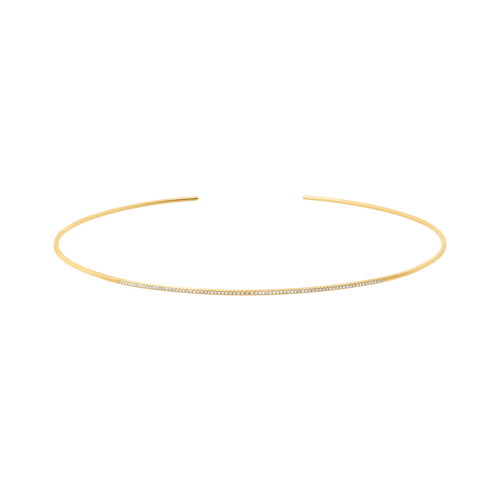 Axis Choker with White Pavé Diamonds - Gabriela Artigas + CO