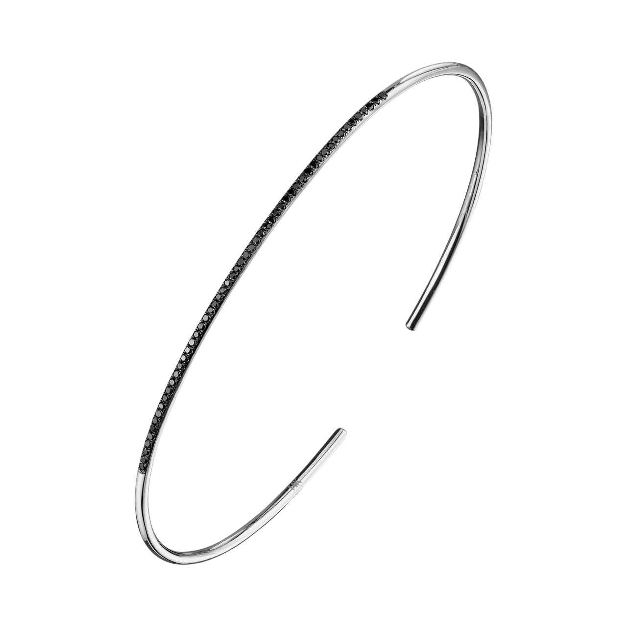Axis Cuff with Black Pavé Diamonds - Gabriela Artigas + CO